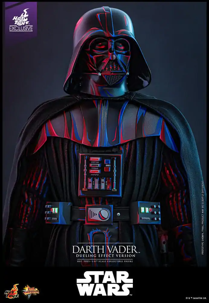 Star Wars Movie Masterpiece Figurina de actiune 1/6 Darth Vader (Dueling Effect Version) Hot Toys Exclusive 35 centimetri poza produsului