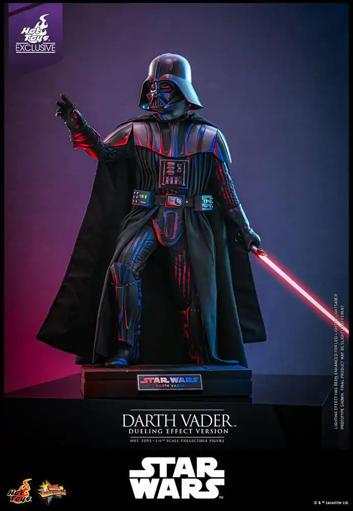 Star Wars Movie Masterpiece Figurina de actiune 1/6 Darth Vader (Dueling Effect Version) Hot Toys Exclusive 35 centimetri poza produsului