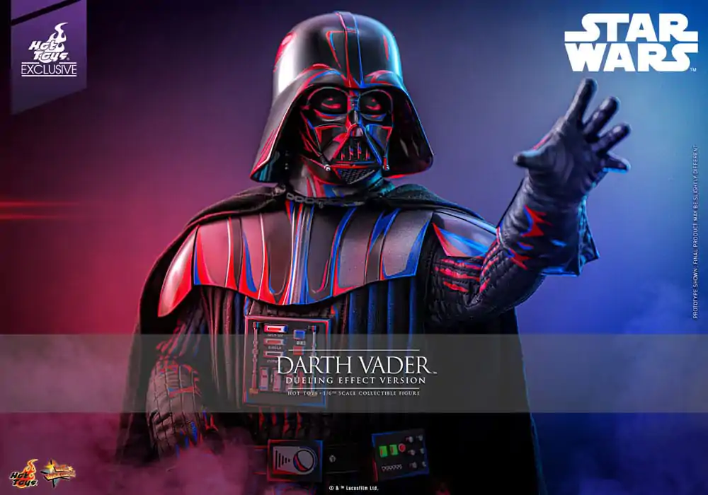 Star Wars Movie Masterpiece Figurina de actiune 1/6 Darth Vader (Dueling Effect Version) Hot Toys Exclusive 35 centimetri poza produsului