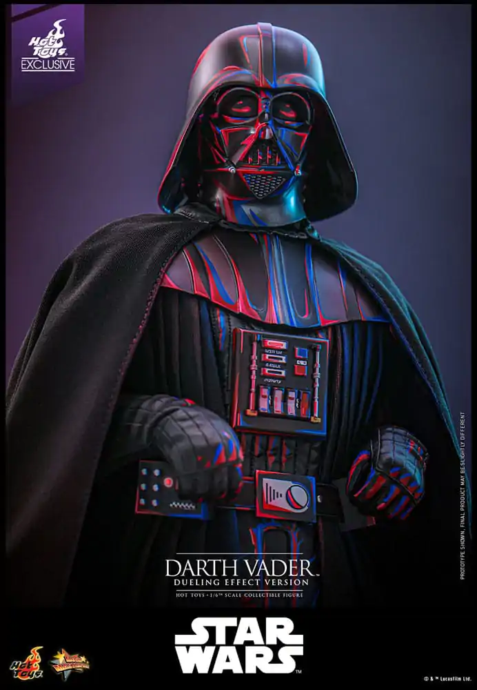 Star Wars Movie Masterpiece Figurina de actiune 1/6 Darth Vader (Dueling Effect Version) Hot Toys Exclusive 35 centimetri poza produsului