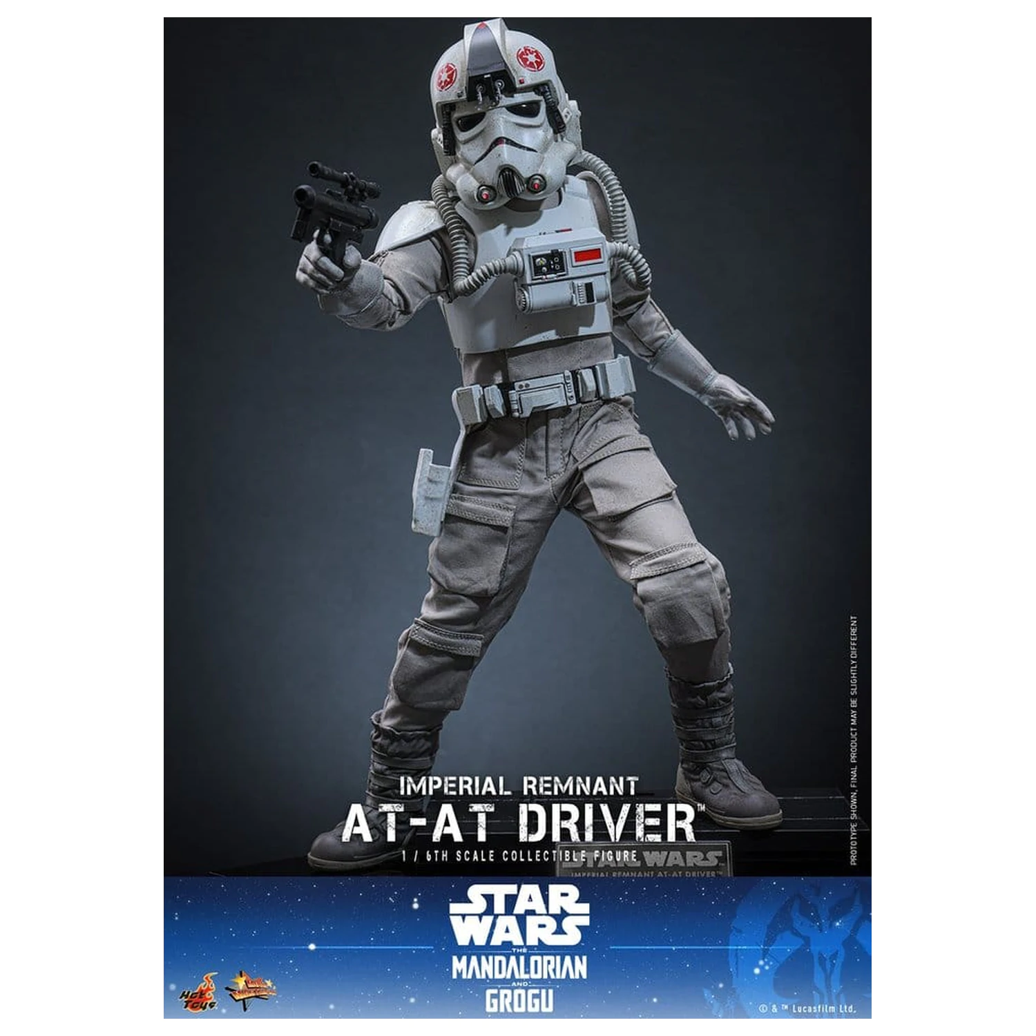 Star Wars Movie Masterpiece Figurina de actiune 1/6 Imperial Remnant AT-AT Driver 30 cm poza produsului