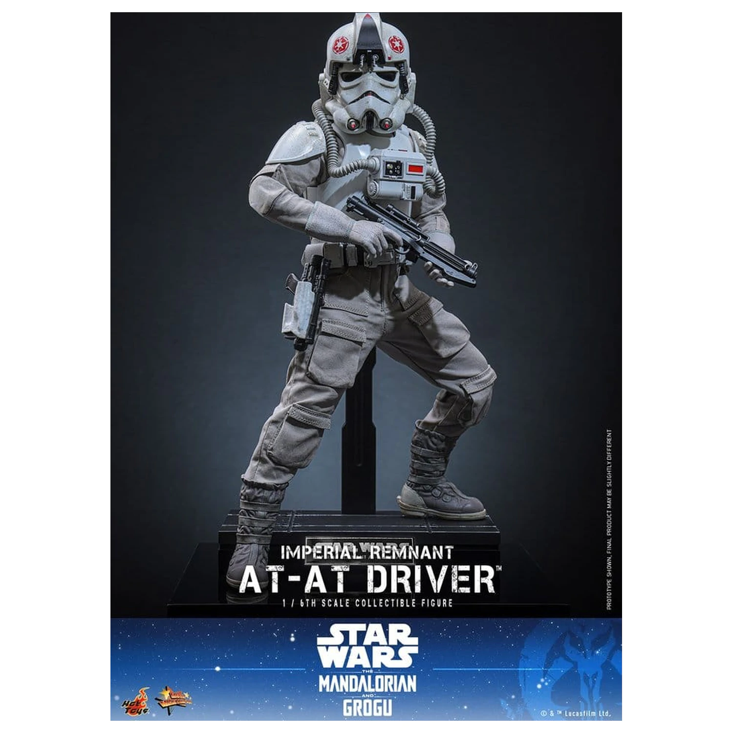 Star Wars Movie Masterpiece Figurina de actiune 1/6 Imperial Remnant AT-AT Driver 30 cm poza produsului
