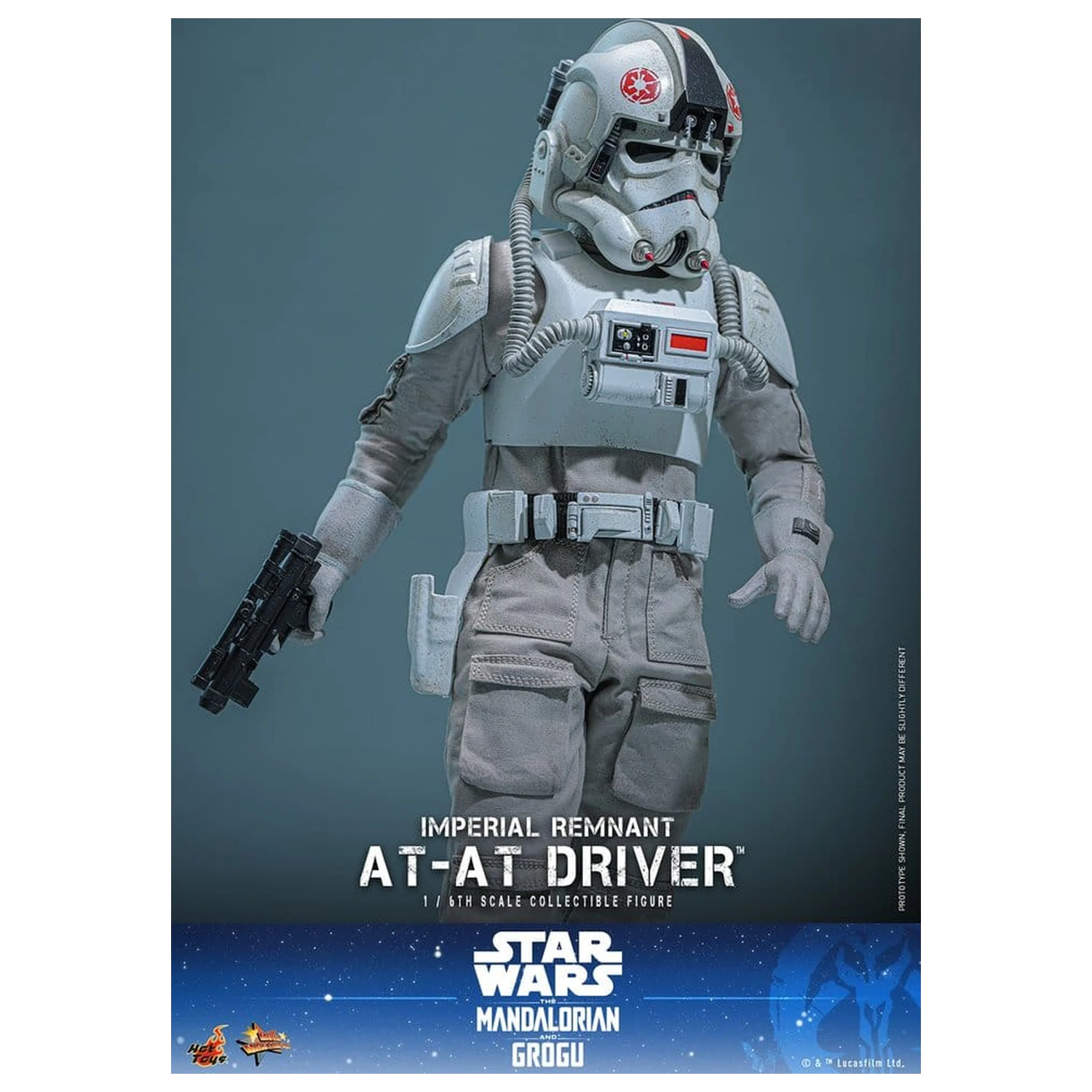 Star Wars Movie Masterpiece Figurina de actiune 1/6 Imperial Remnant AT-AT Driver 30 cm poza produsului