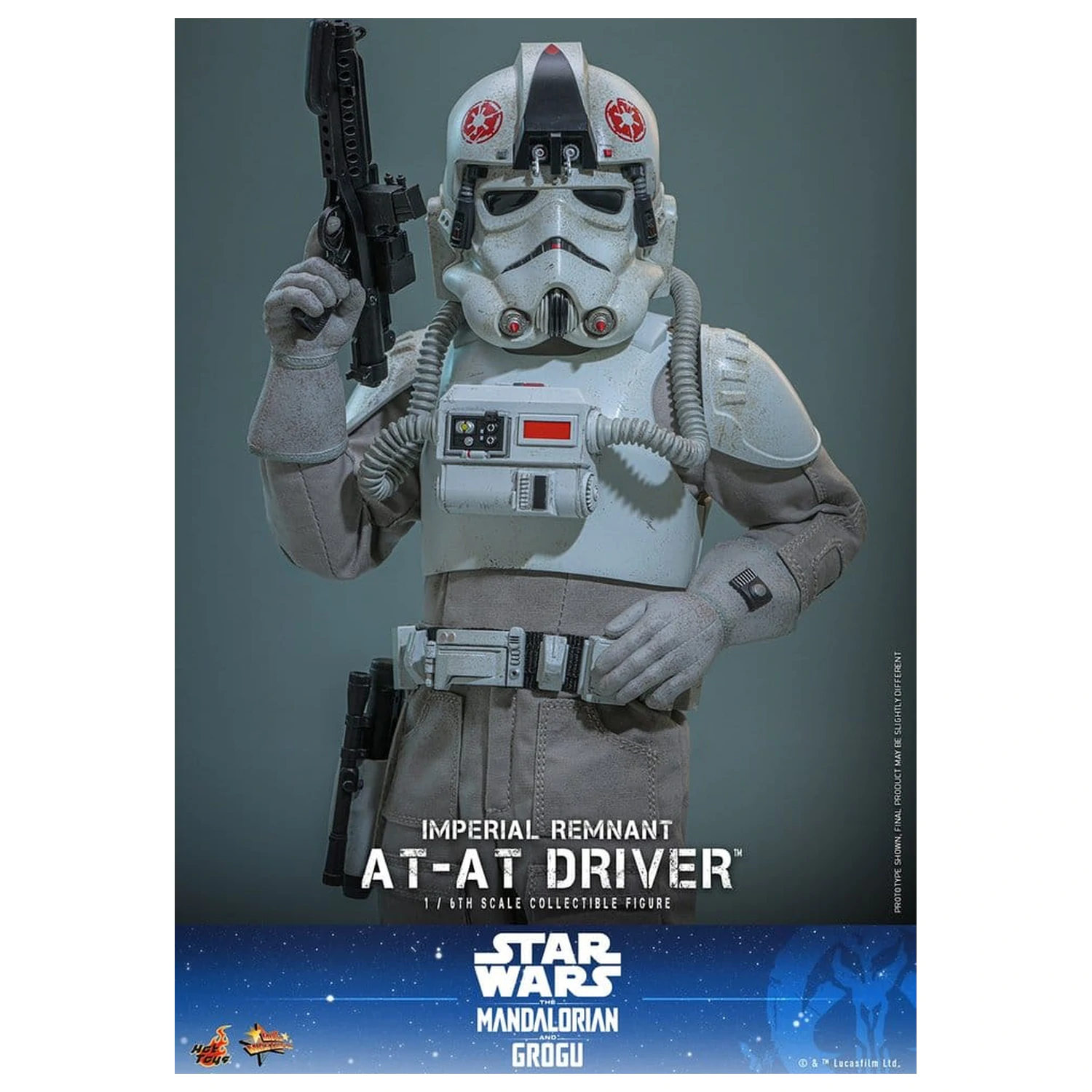 Star Wars Movie Masterpiece Figurina de actiune 1/6 Imperial Remnant AT-AT Driver 30 cm poza produsului