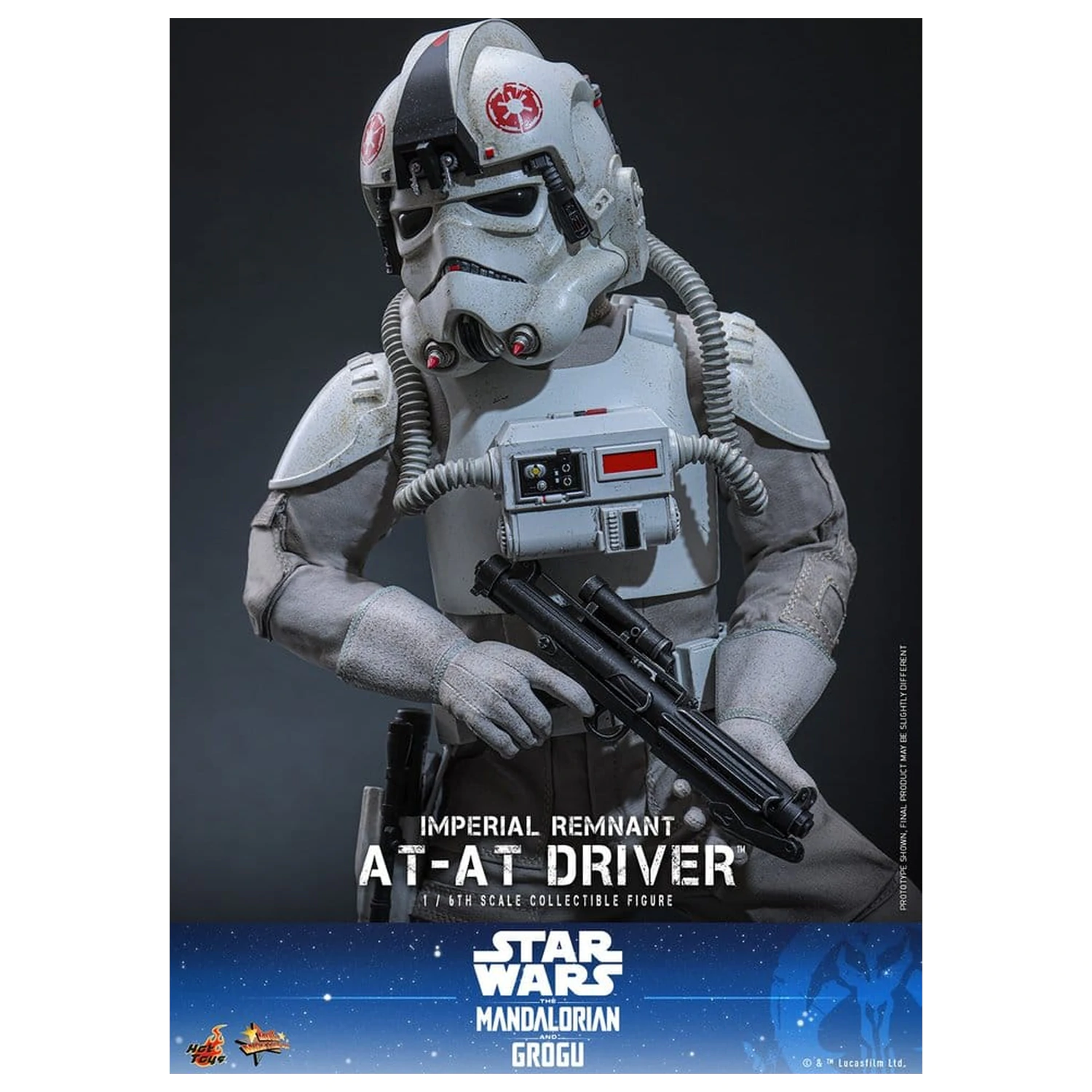 Star Wars Movie Masterpiece Figurina de actiune 1/6 Imperial Remnant AT-AT Driver 30 cm poza produsului