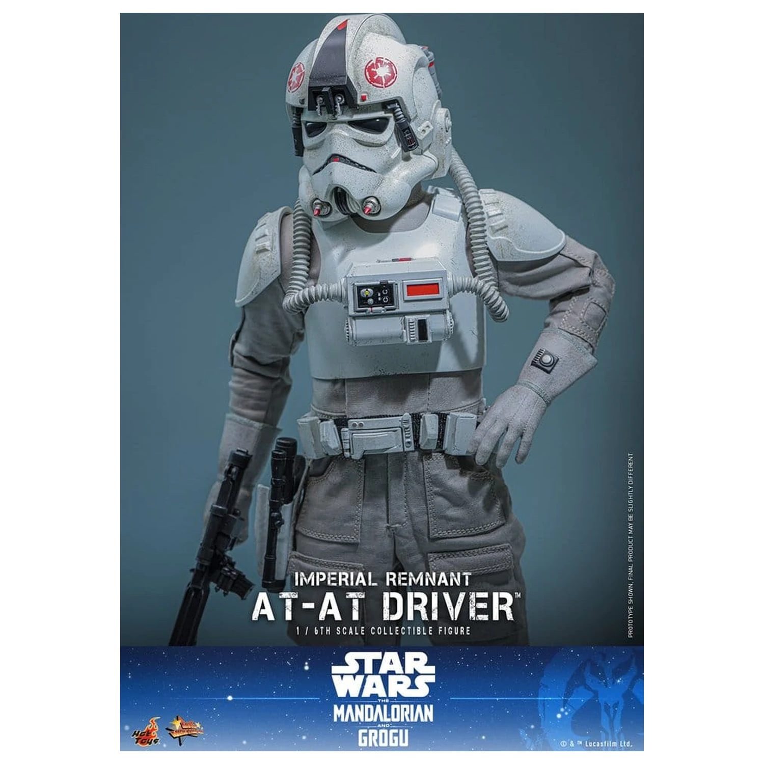 Star Wars Movie Masterpiece Figurina de actiune 1/6 Imperial Remnant AT-AT Driver 30 cm poza produsului