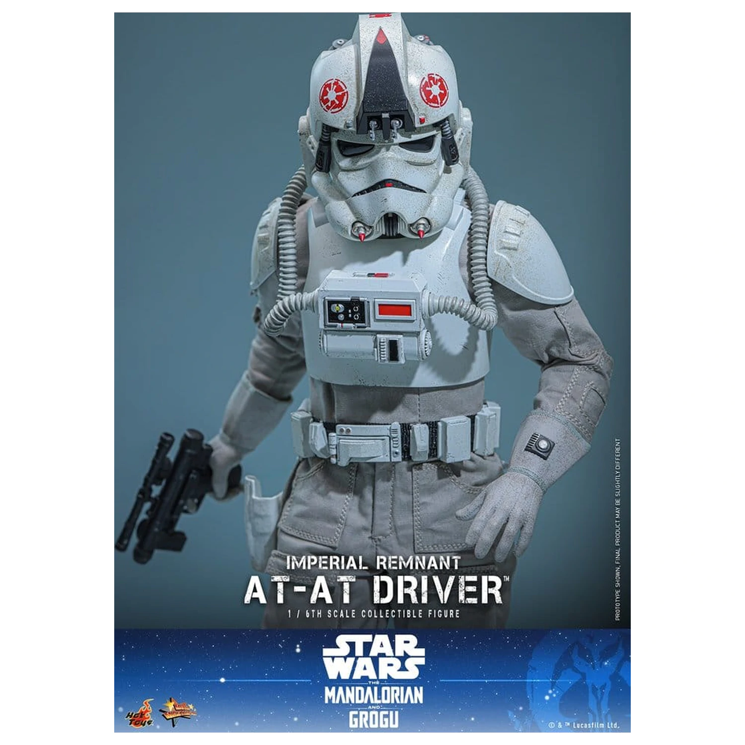 Star Wars Movie Masterpiece Figurina de actiune 1/6 Imperial Remnant AT-AT Driver 30 cm poza produsului