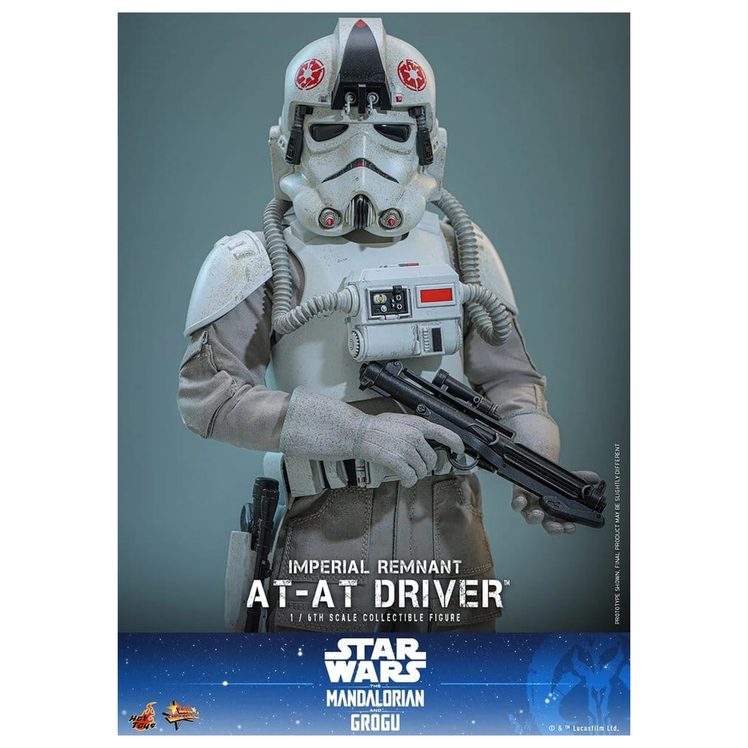 Star Wars Movie Masterpiece Figurina de actiune 1/6 Imperial Remnant AT-AT Driver 30 cm poza produsului
