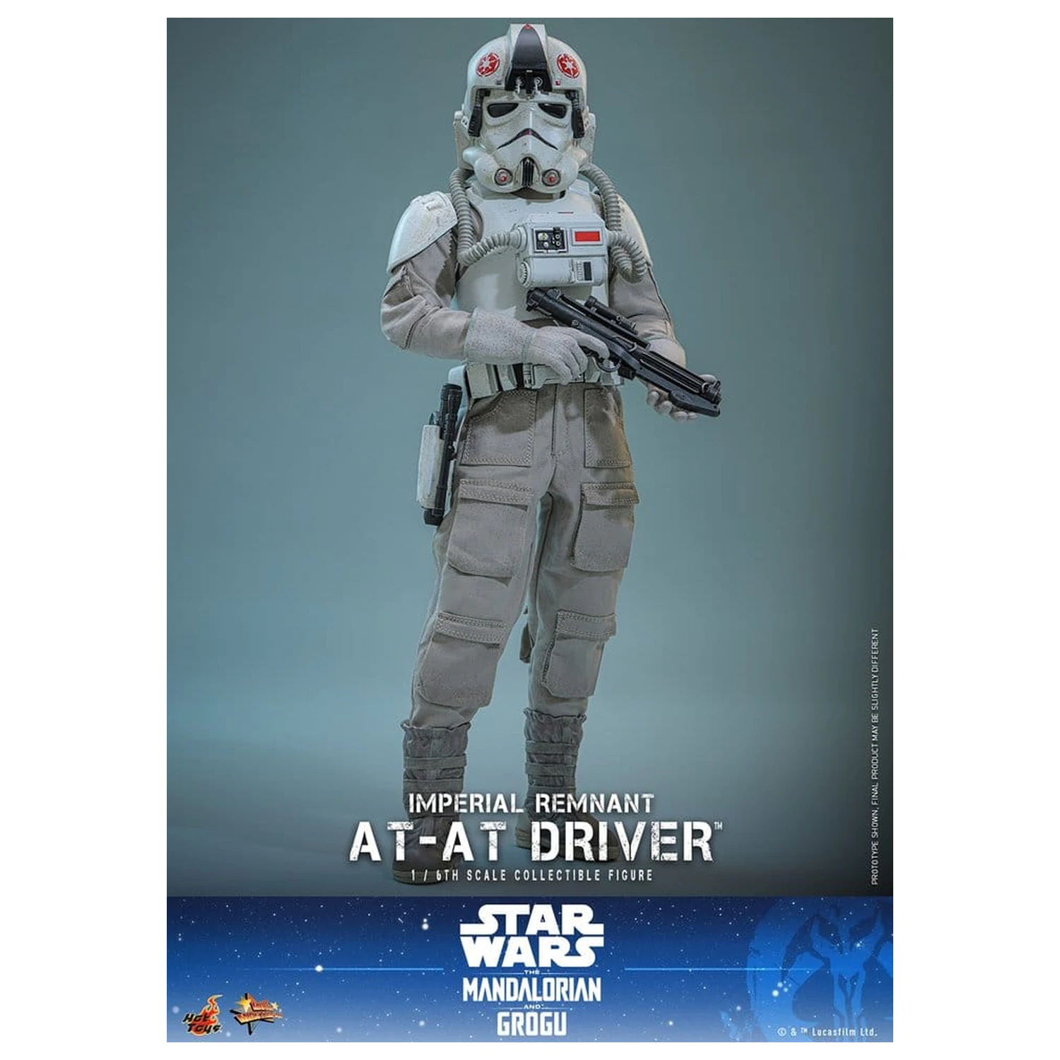 Star Wars Movie Masterpiece Figurina de actiune 1/6 Imperial Remnant AT-AT Driver 30 cm poza produsului