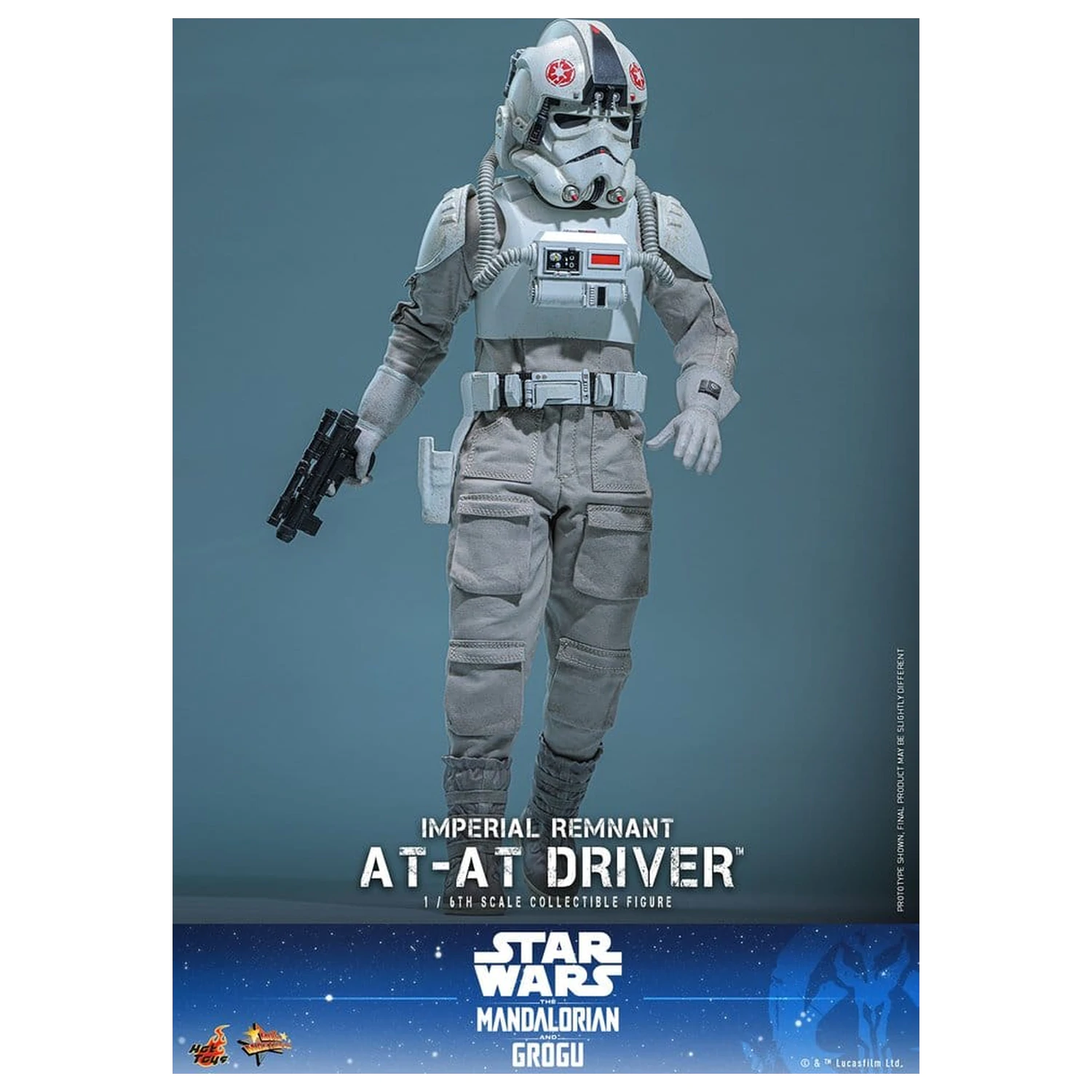 Star Wars Movie Masterpiece Figurina de actiune 1/6 Imperial Remnant AT-AT Driver 30 cm poza produsului