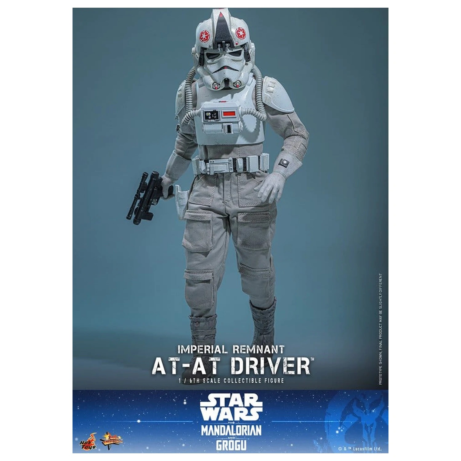 Star Wars Movie Masterpiece Figurina de actiune 1/6 Imperial Remnant AT-AT Driver 30 cm poza produsului