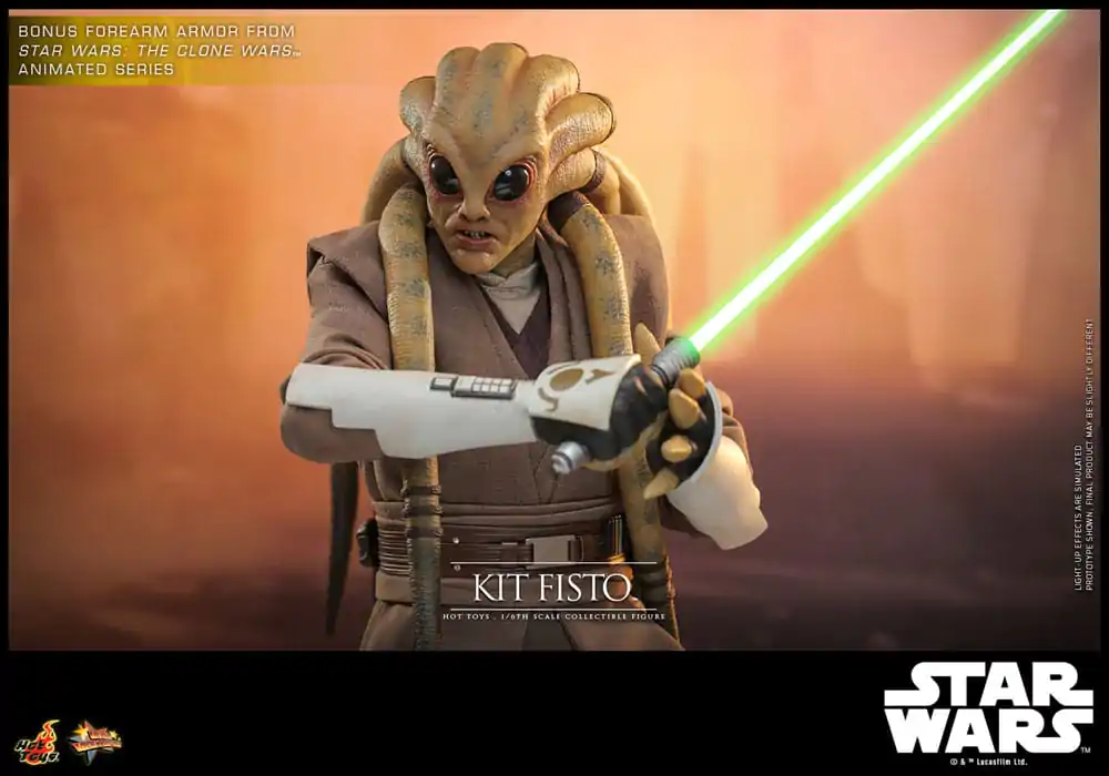 Star Wars Movie Masterpiece Figurina de Acțiune 1/6 Set Kit Fisto 32 cm poza produsului