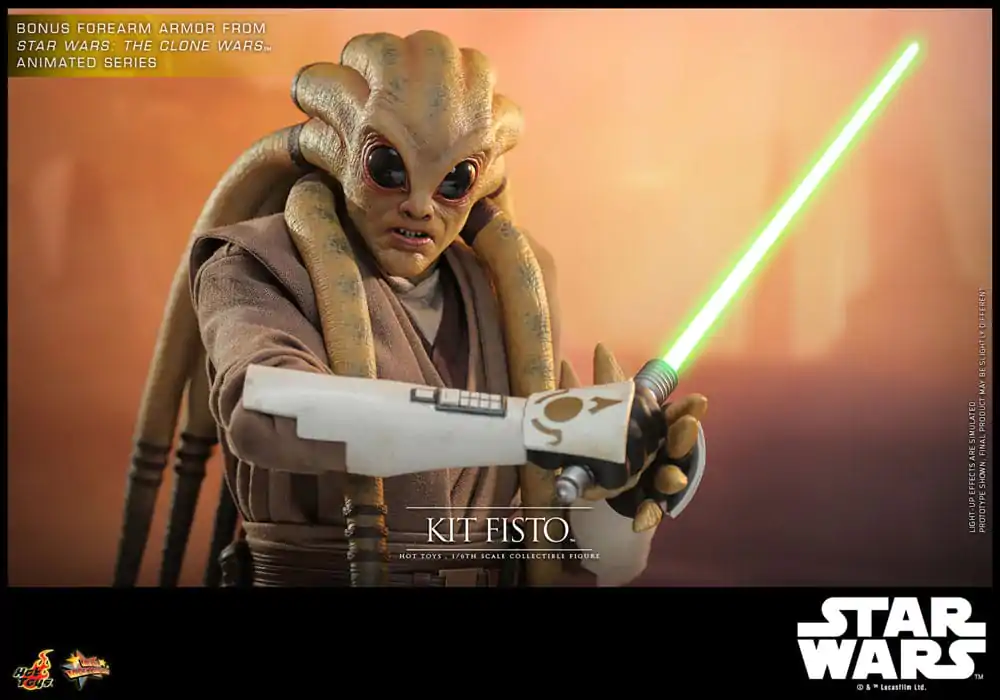 Star Wars Movie Masterpiece Figurina de Acțiune 1/6 Set Kit Fisto 32 cm poza produsului