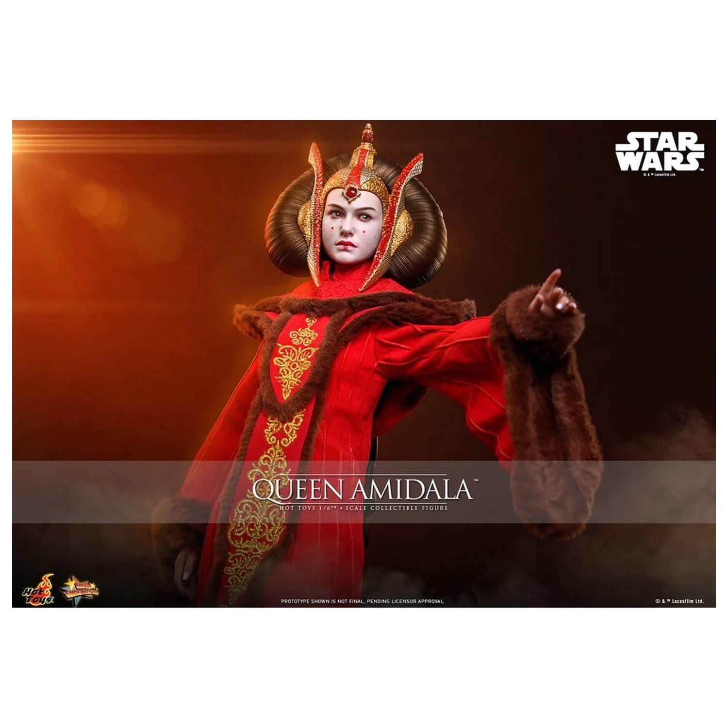 Star Wars Movie Masterpiece Action Figure 1/6 Regina Amidala 28 cm poza produsului