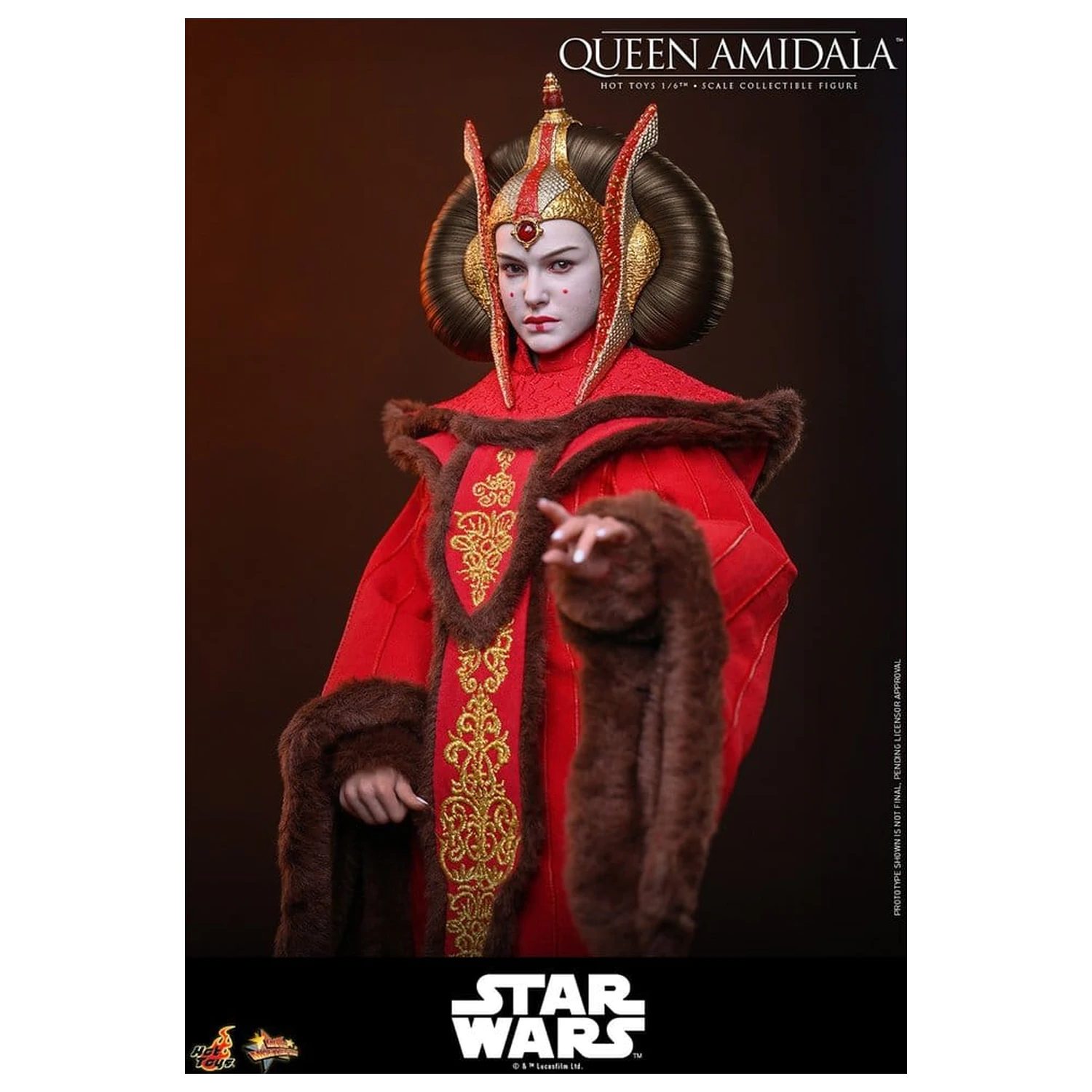 Star Wars Movie Masterpiece Action Figure 1/6 Regina Amidala 28 cm poza produsului