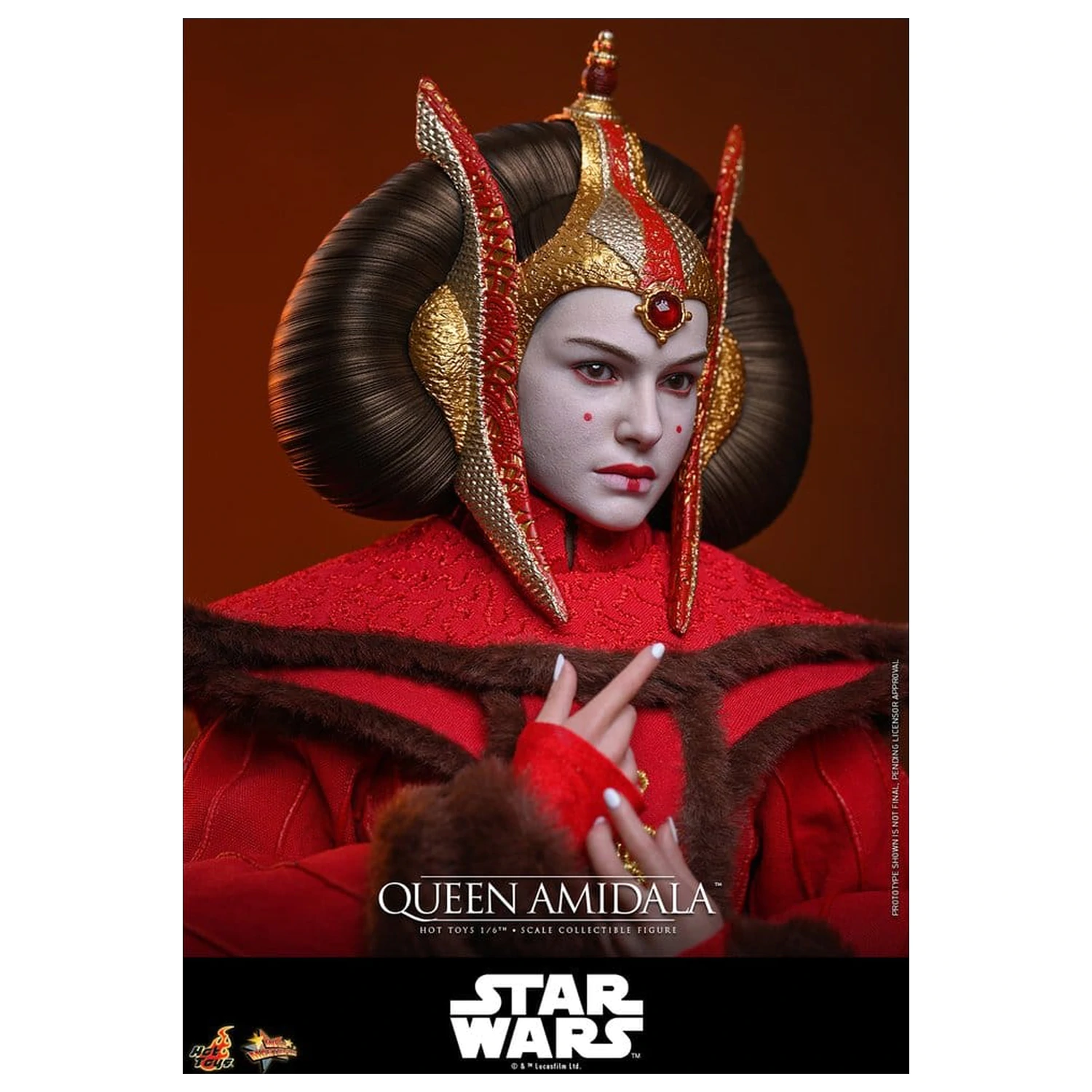 Star Wars Movie Masterpiece Action Figure 1/6 Regina Amidala 28 cm poza produsului
