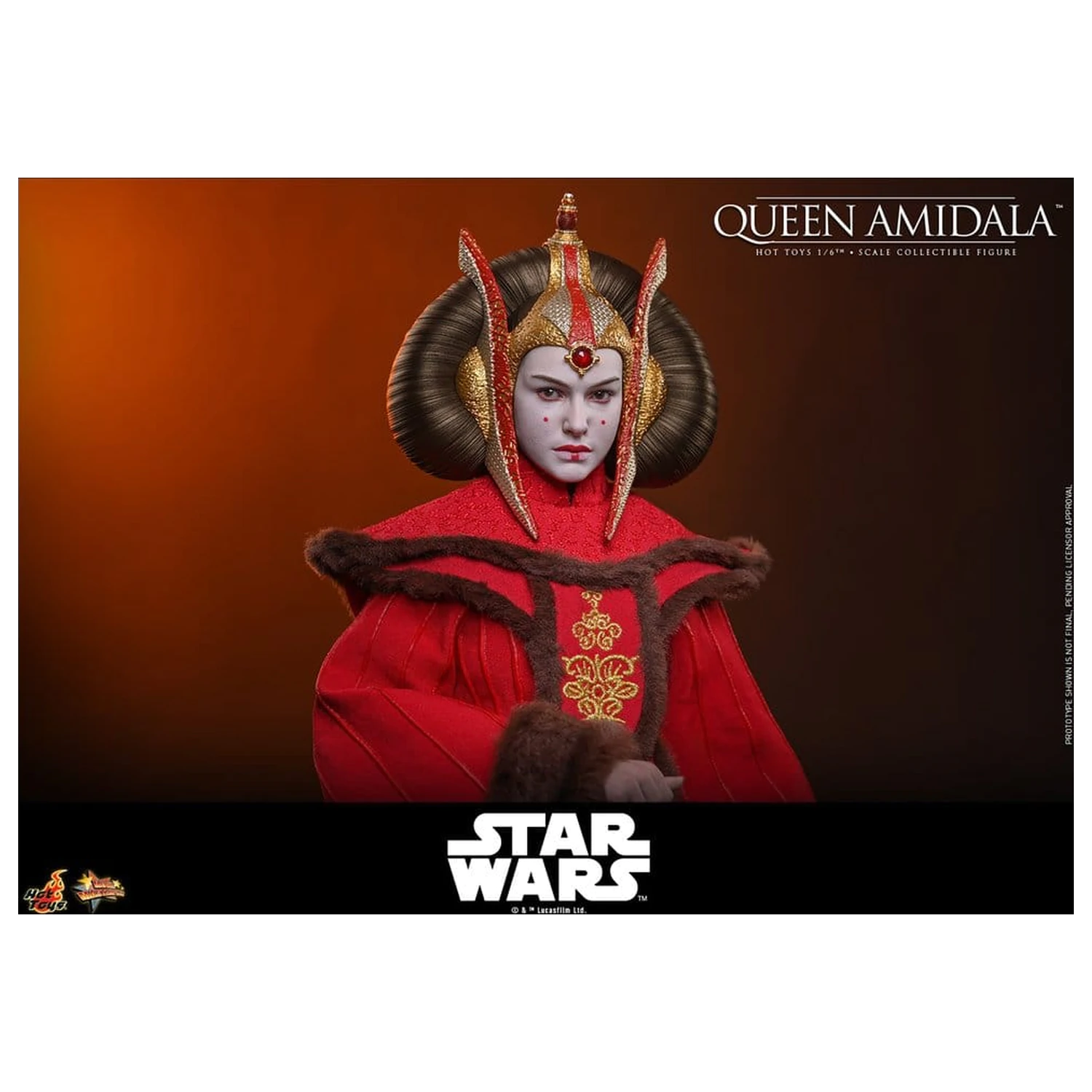 Star Wars Movie Masterpiece Action Figure 1/6 Regina Amidala 28 cm poza produsului