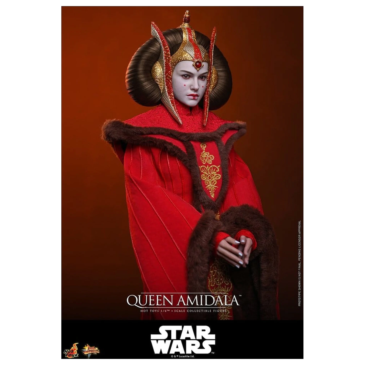Star Wars Movie Masterpiece Action Figure 1/6 Regina Amidala 28 cm poza produsului