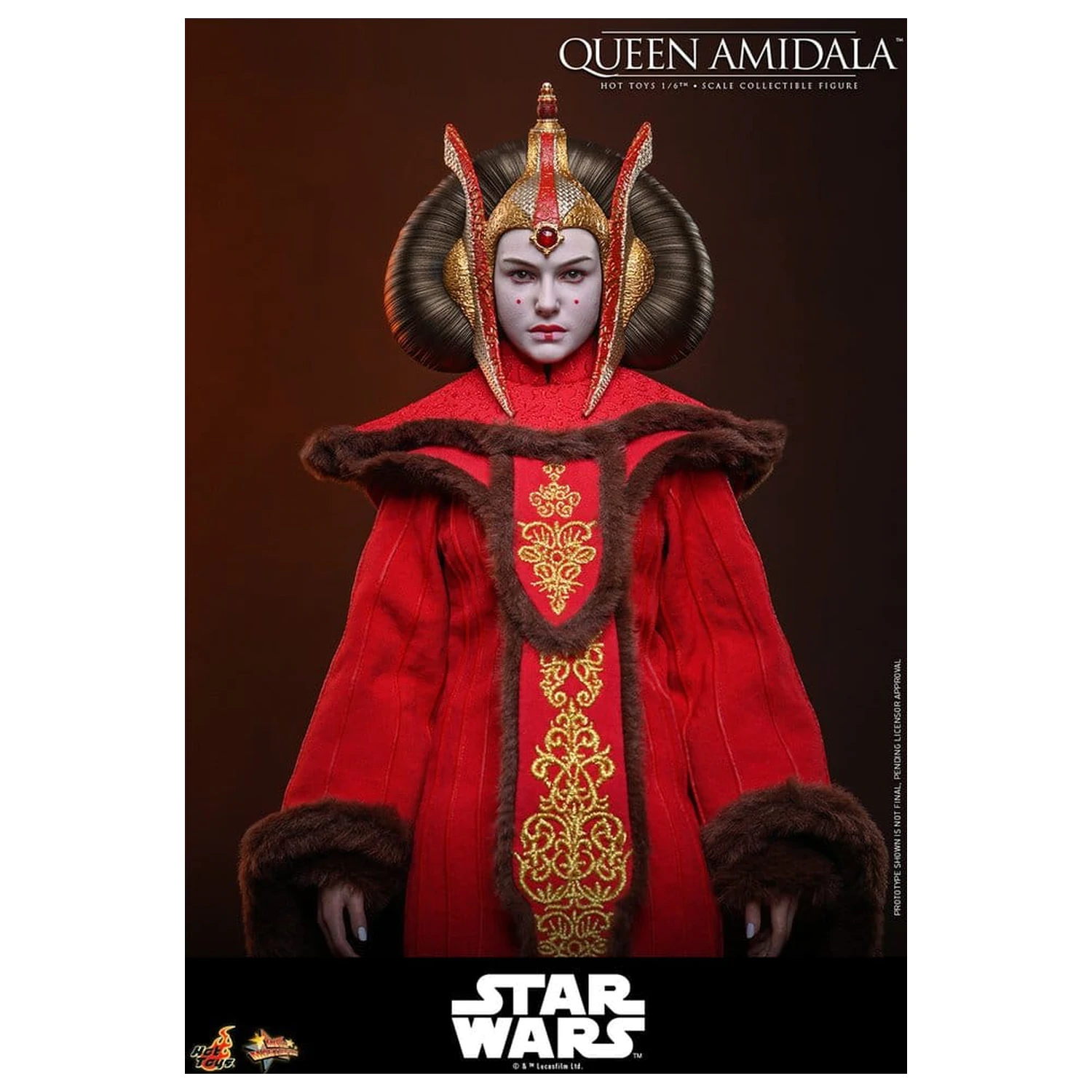 Star Wars Movie Masterpiece Action Figure 1/6 Regina Amidala 28 cm poza produsului