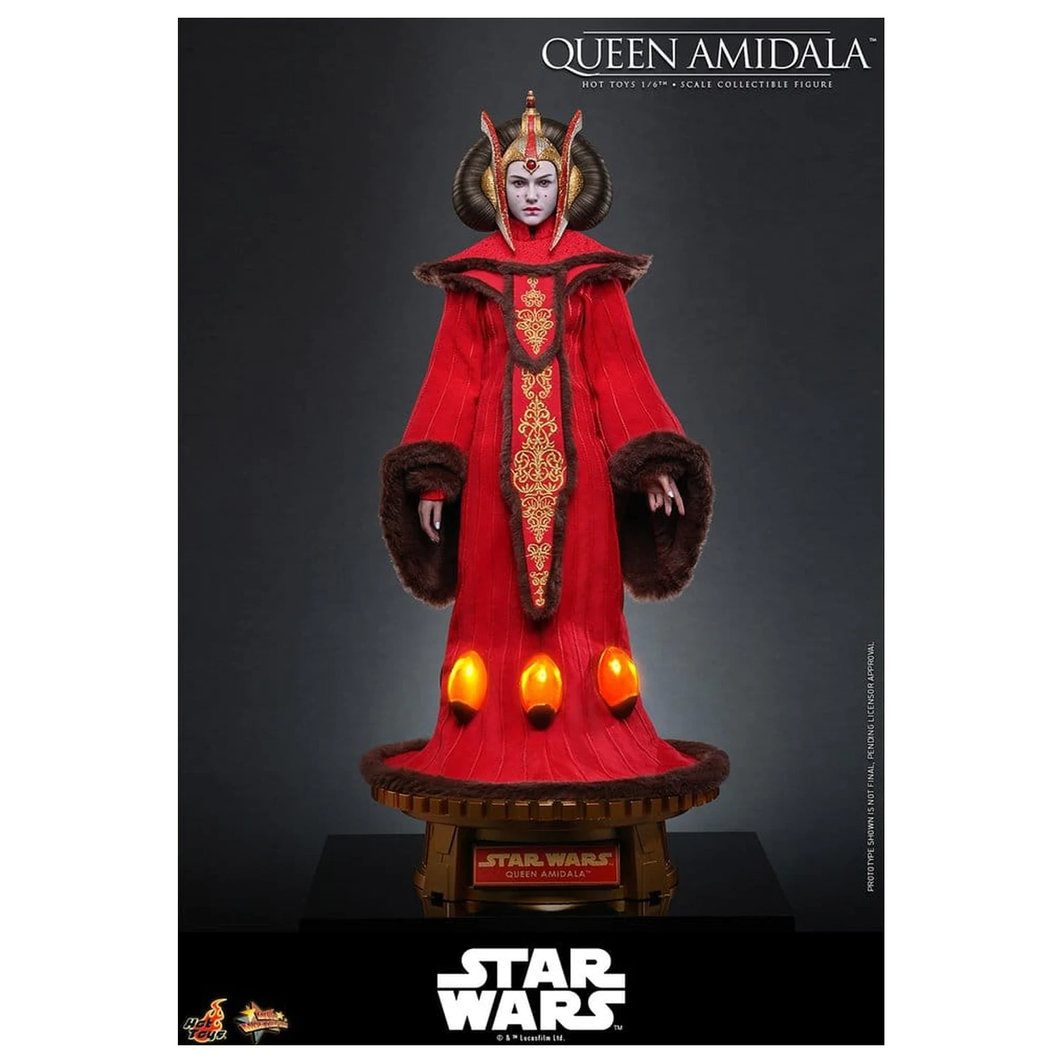 Star Wars Movie Masterpiece Action Figure 1/6 Regina Amidala 28 cm poza produsului