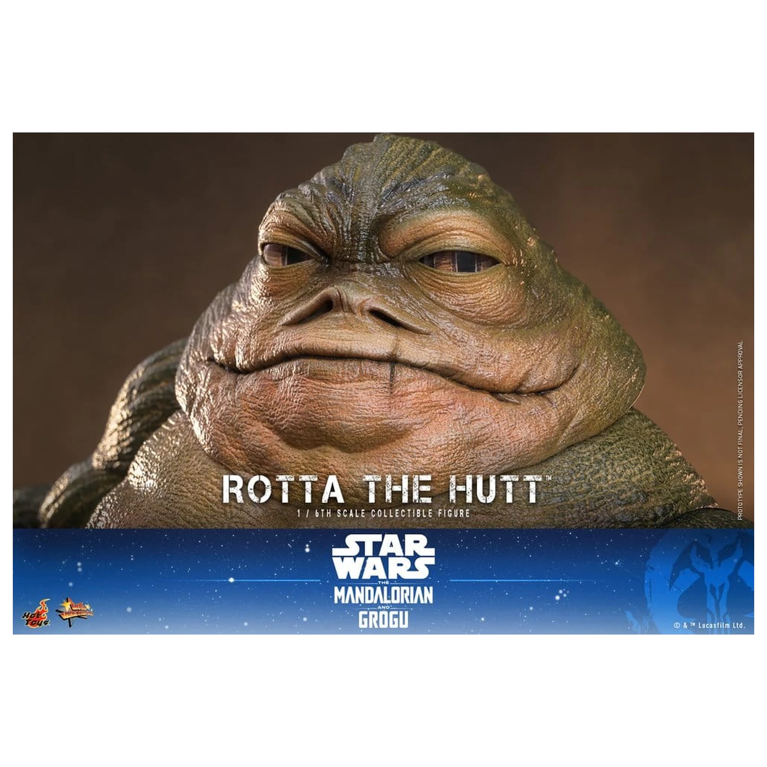 Star Wars Movie Masterpiece Figurina de actiune 1/6 Rotta The Hutt 32 cm poza produsului