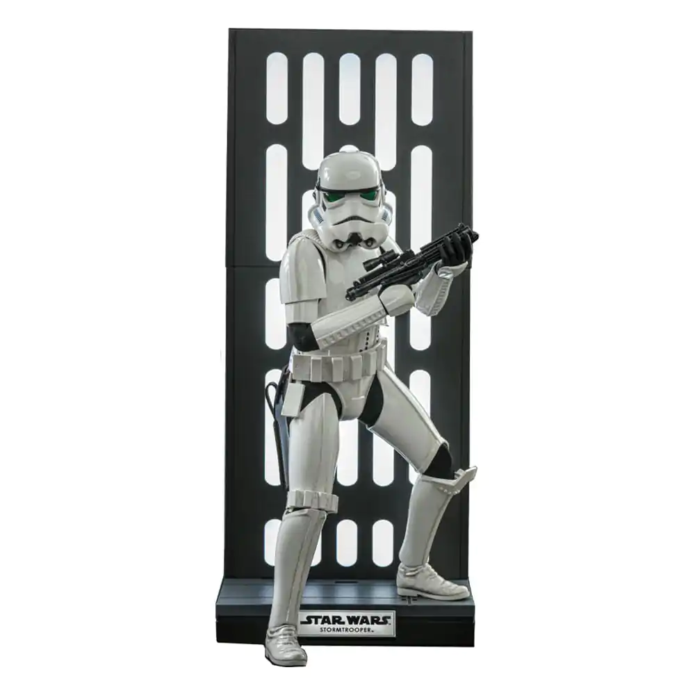 Star Wars Movie Masterpiece Figurina de acțiune 1/6 Stormtrooper cu Decor Bază Steaua Morții 30 cm poza produsului