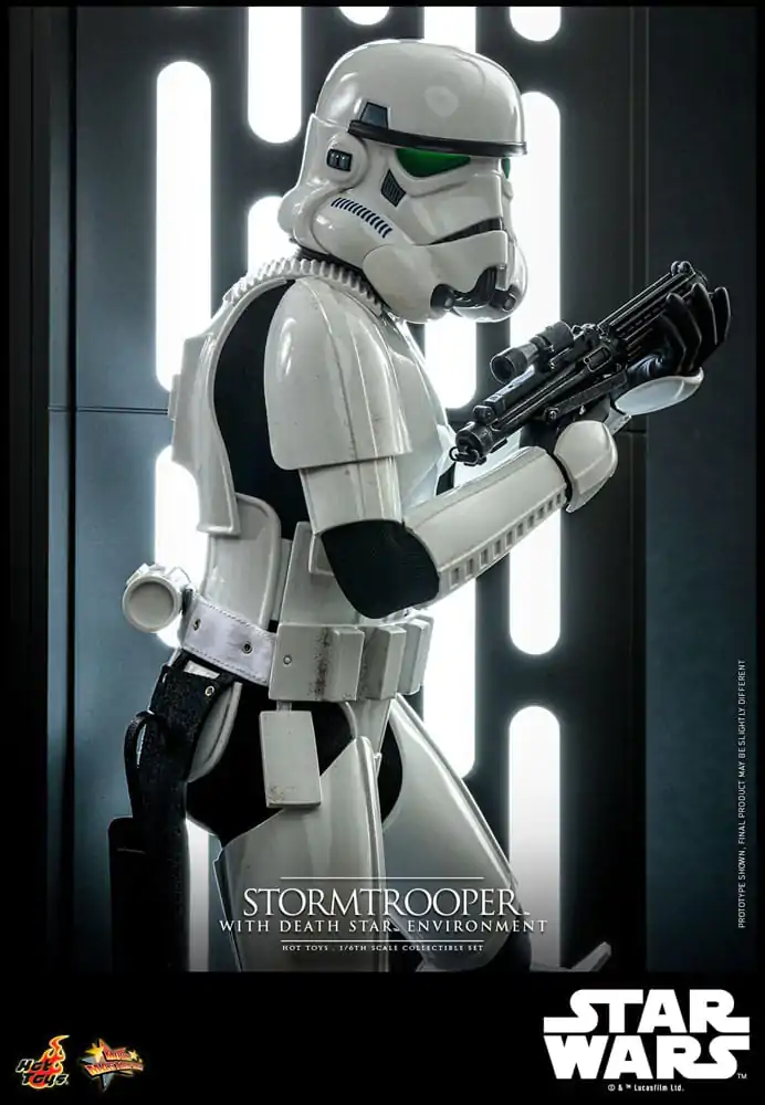 Star Wars Movie Masterpiece Figurina de acțiune 1/6 Stormtrooper cu Decor Bază Steaua Morții 30 cm poza produsului