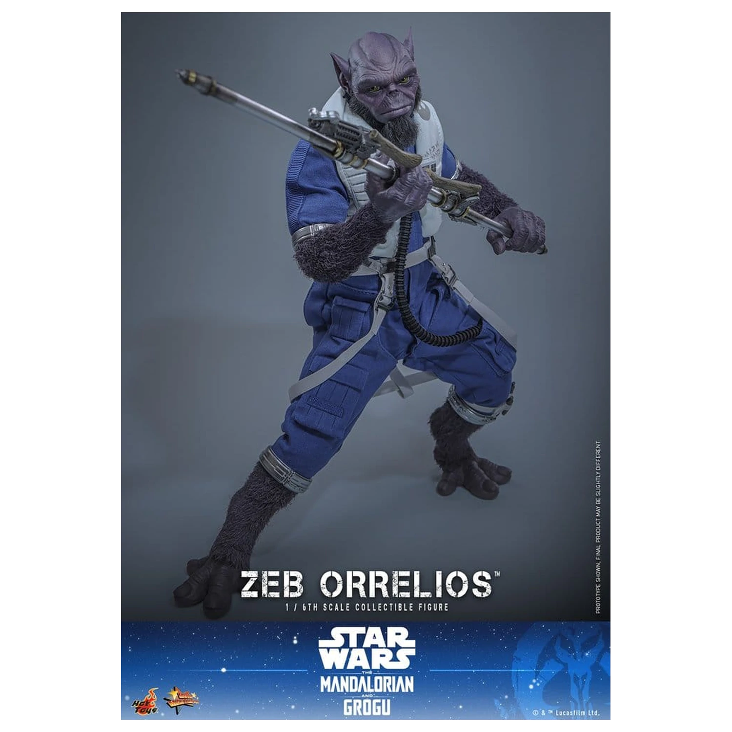 Star Wars Movie Masterpiece Figurina de acțiune 1/6 Zeb Orrelios 33 cm poza produsului