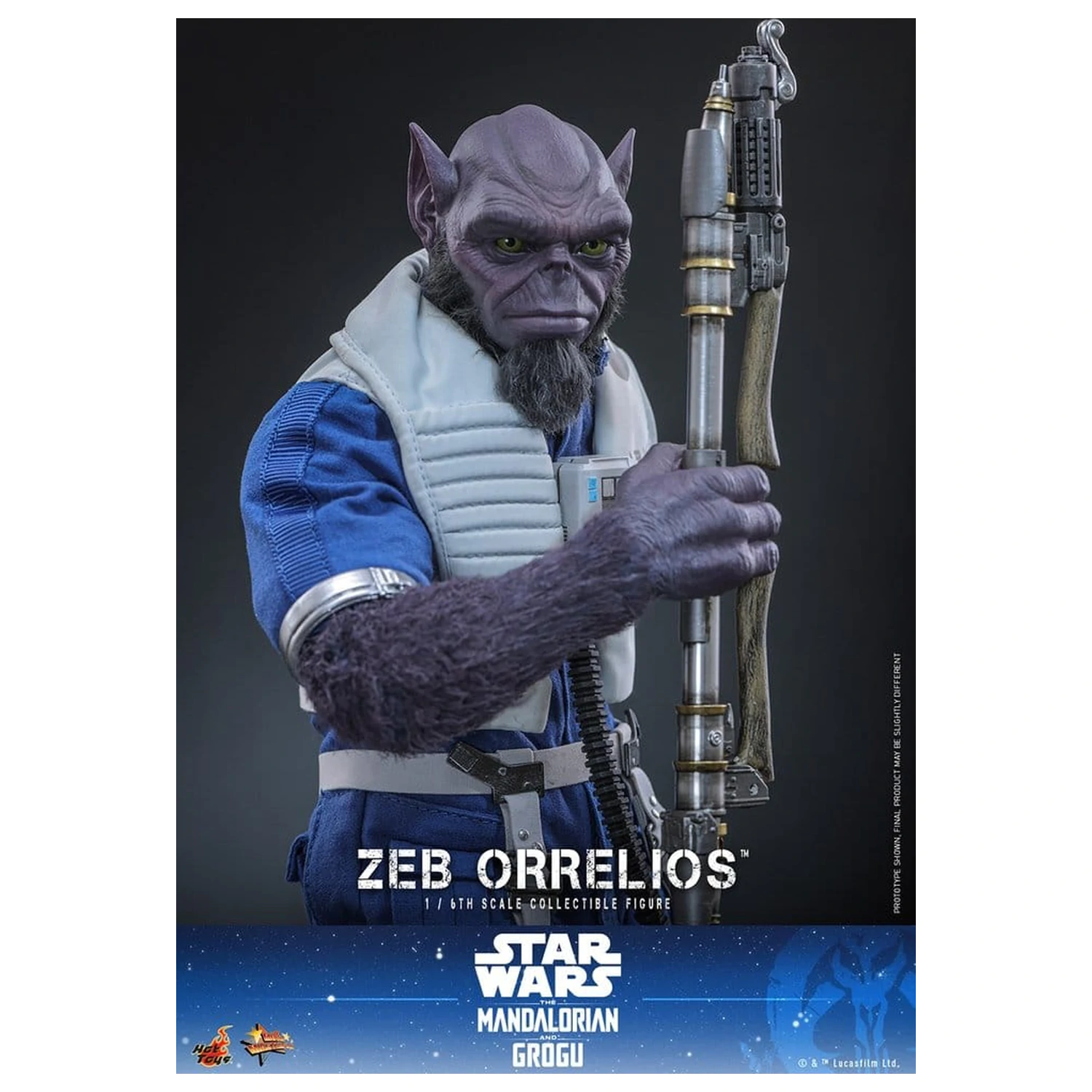 Star Wars Movie Masterpiece Figurina de acțiune 1/6 Zeb Orrelios 33 cm poza produsului