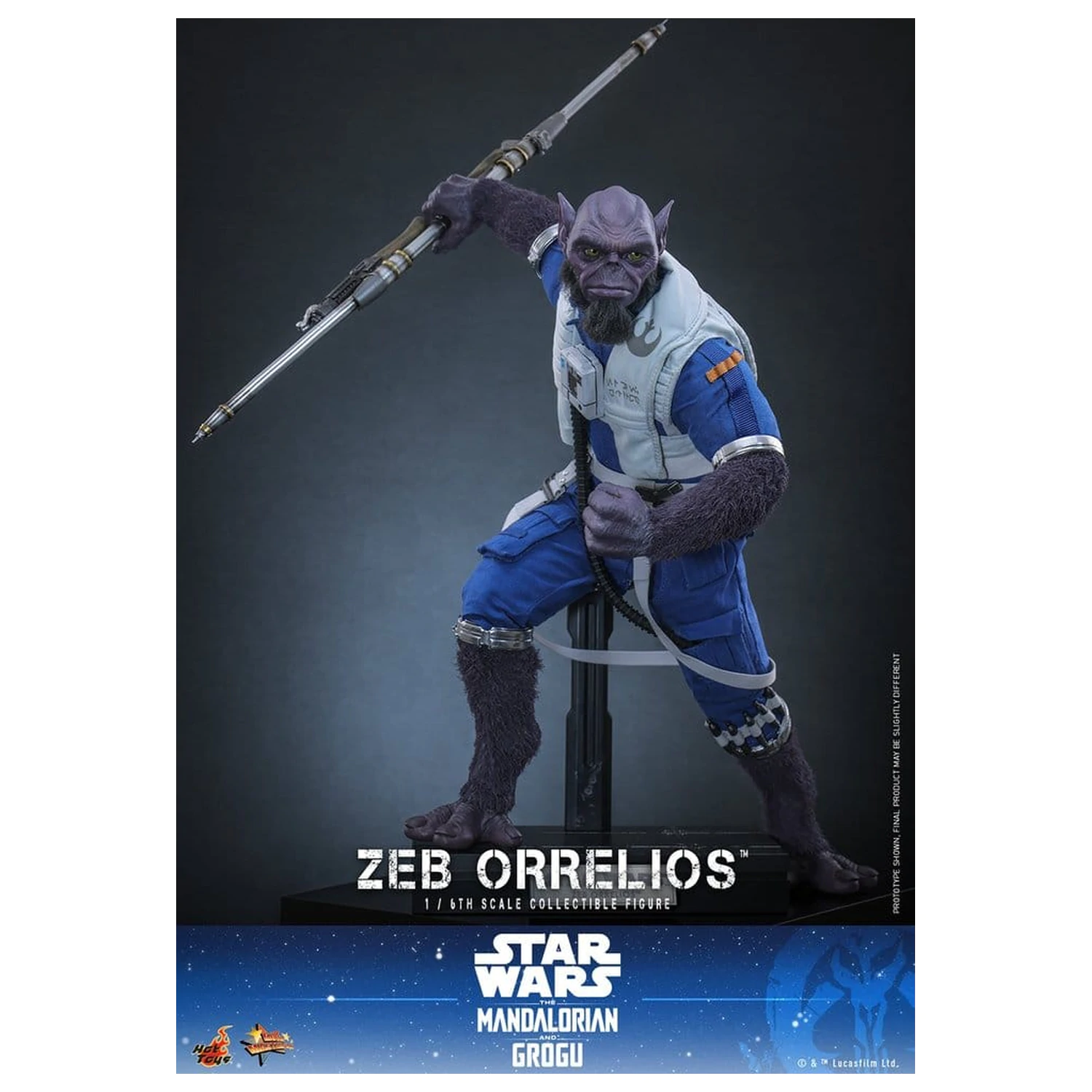 Star Wars Movie Masterpiece Figurina de acțiune 1/6 Zeb Orrelios 33 cm poza produsului