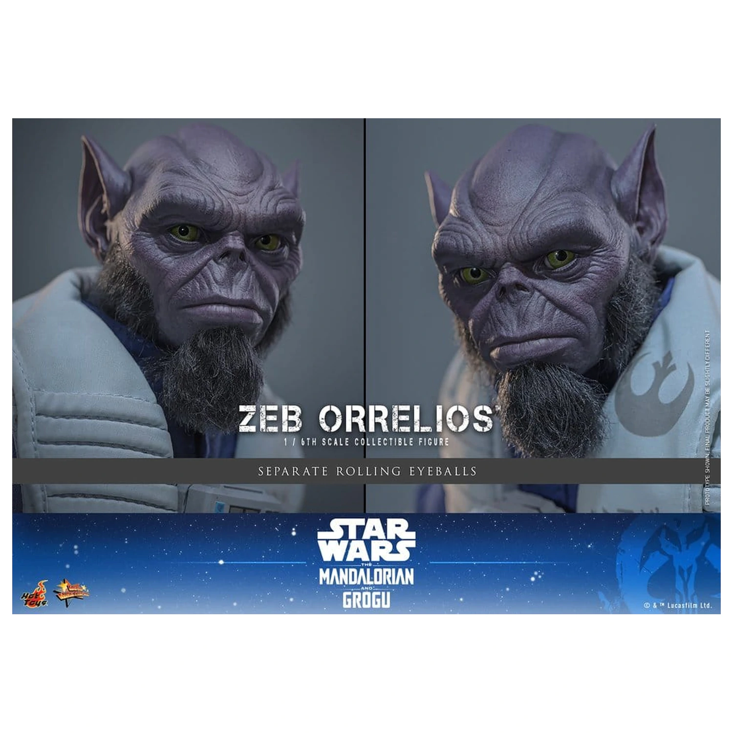 Star Wars Movie Masterpiece Figurina de acțiune 1/6 Zeb Orrelios 33 cm poza produsului