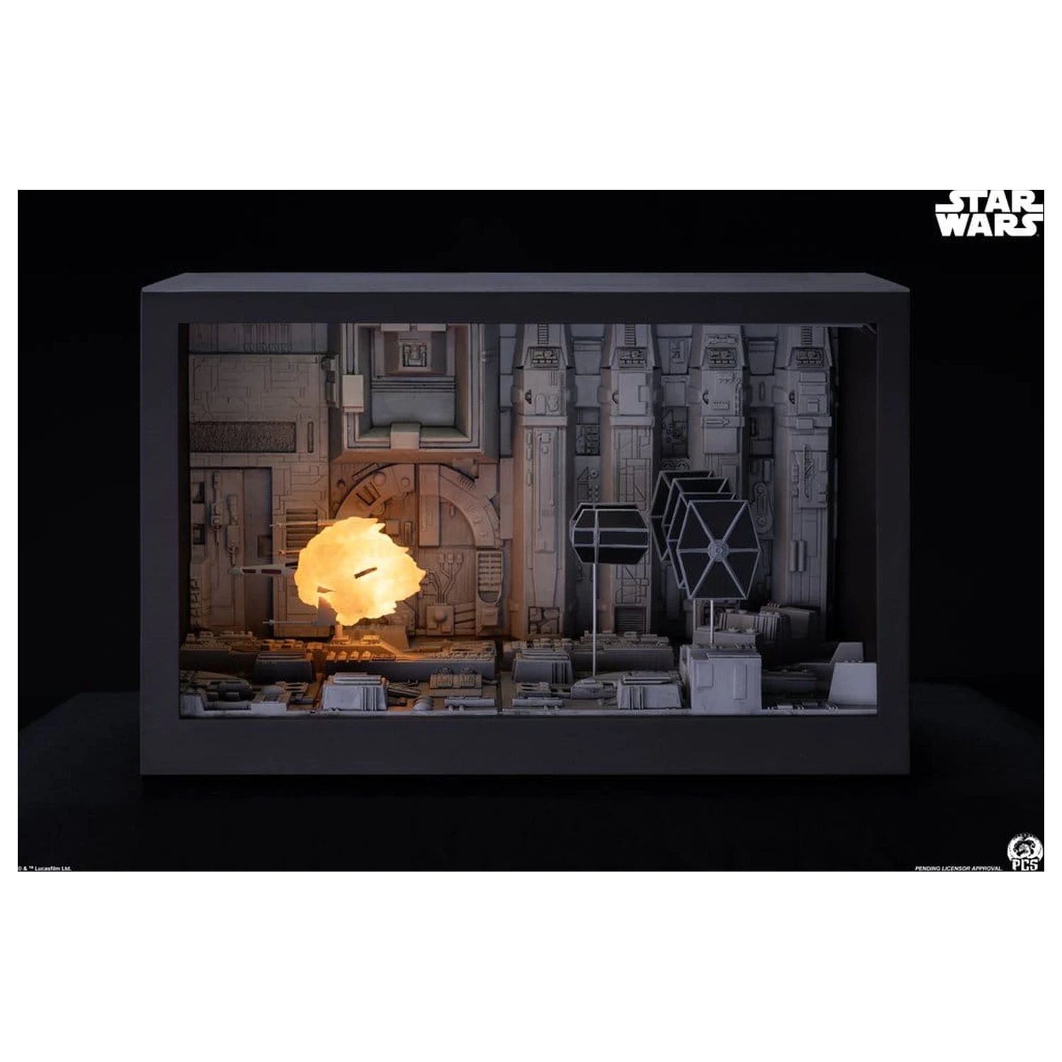 Star Wars Movie Moments Mini Scale Diorama Trench Run 23 cm poza produsului