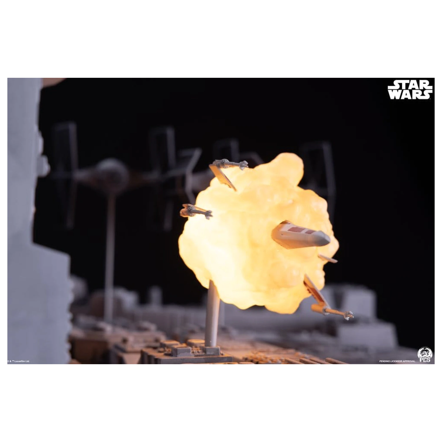 Star Wars Movie Moments Mini Scale Diorama Trench Run 23 cm poza produsului