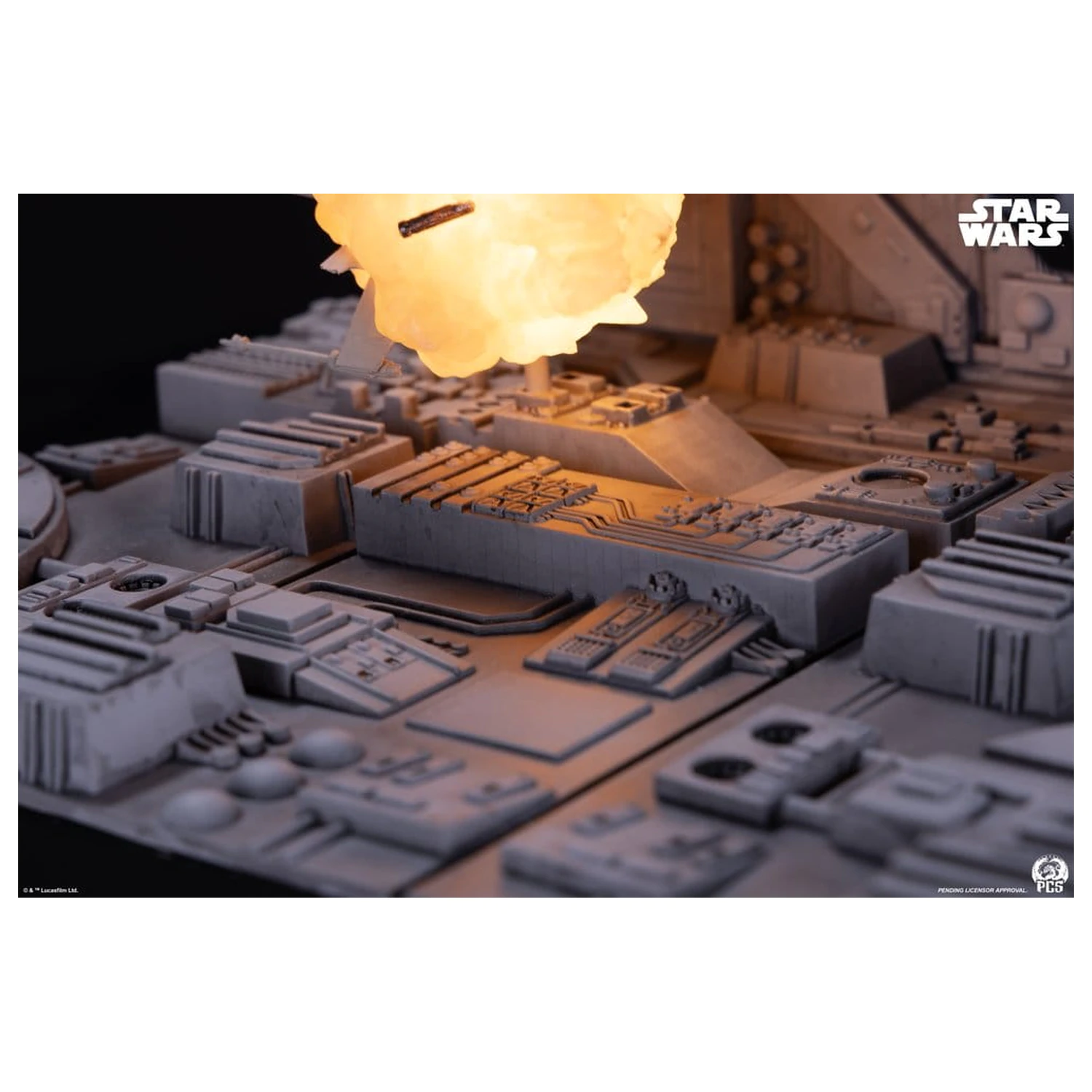 Star Wars Movie Moments Mini Scale Diorama Trench Run 23 cm poza produsului
