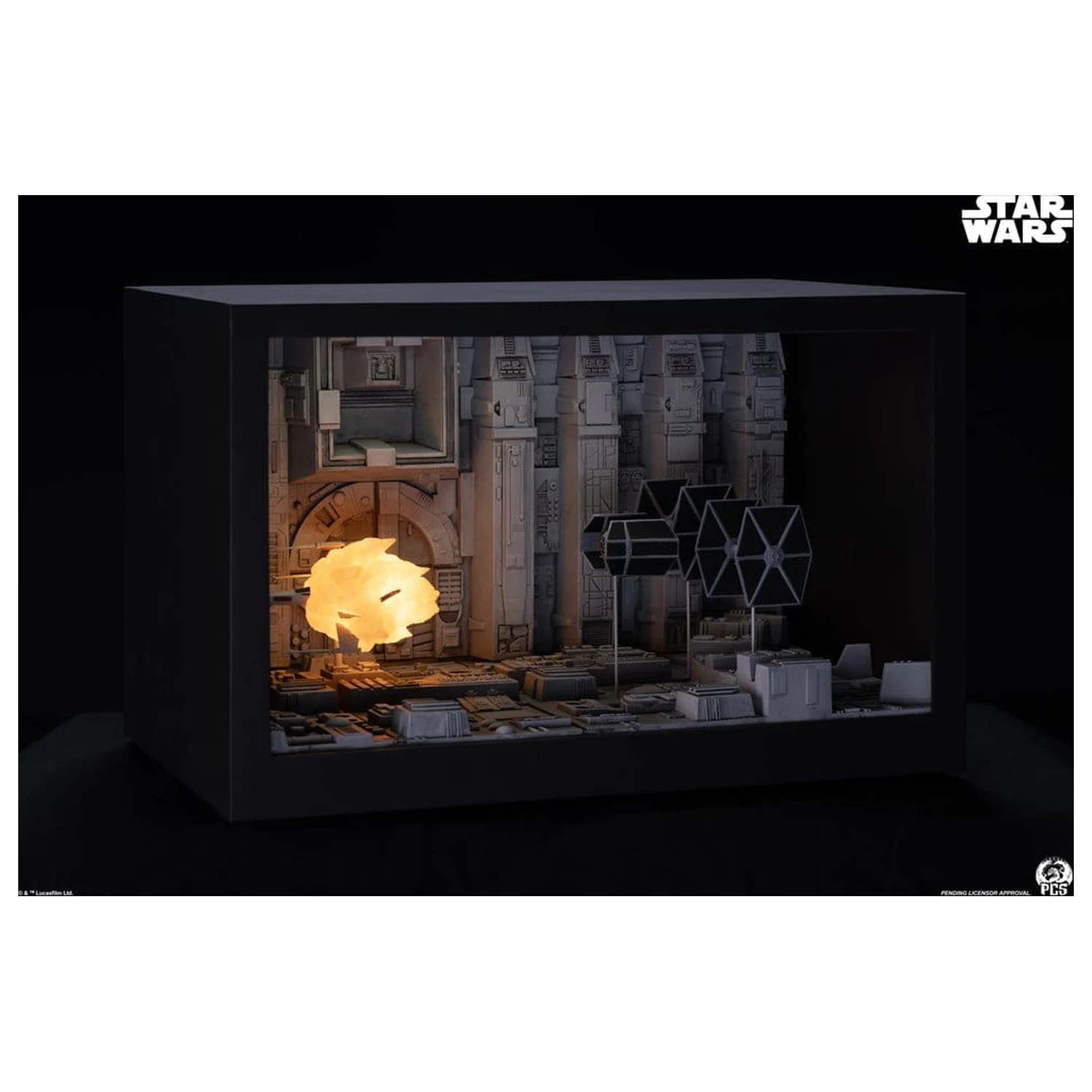 Star Wars Movie Moments Mini Scale Diorama Trench Run 23 cm poza produsului