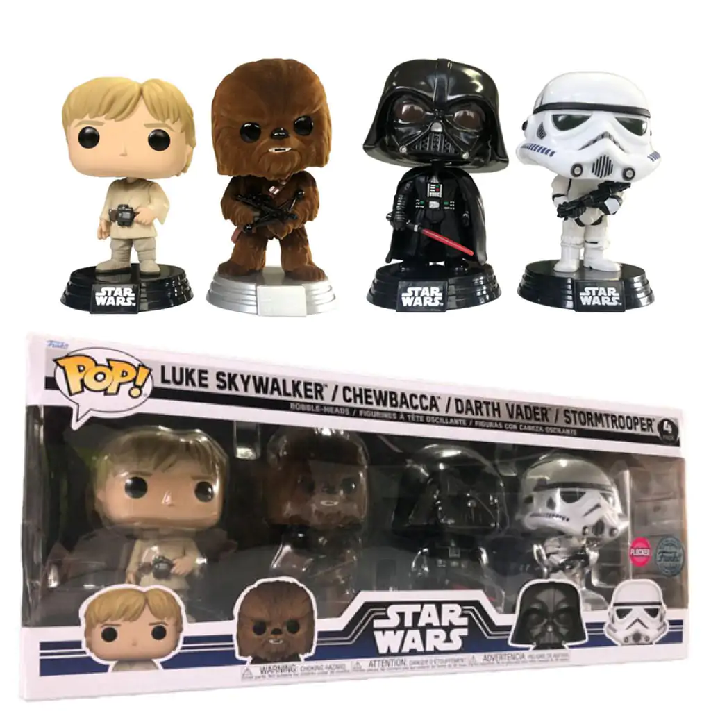 Star Wars POP! Movies Figurină Vinyl 4-Pack New Classics (FL) 9 cm poza produsului