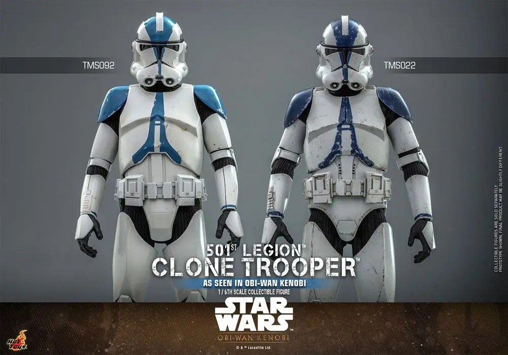 Star Wars: Obi-Wan Kenobi Figurina de Acțiune 1/6 501st Legion Clone Trooper 30 cm poza produsului