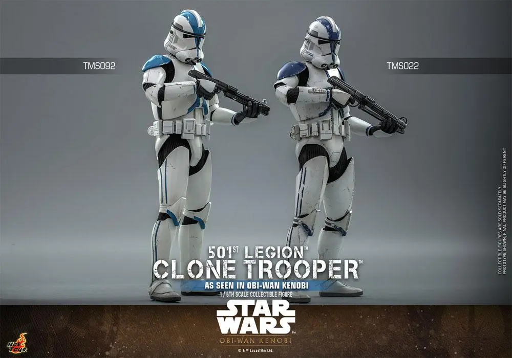 Star Wars: Obi-Wan Kenobi Figurina de Acțiune 1/6 501st Legion Clone Trooper 30 cm poza produsului