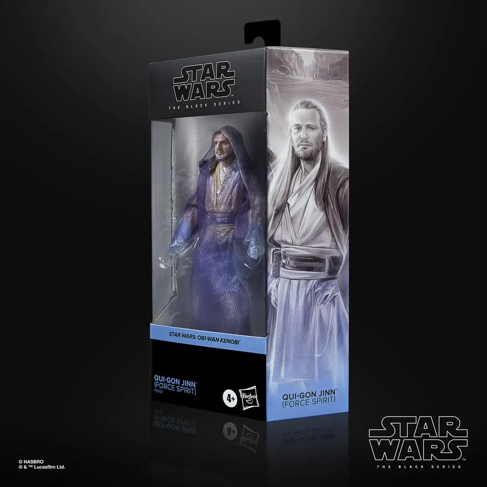 Star Wars: Obi-Wan Kenobi Black Series Figurina de acțiune Qui-Gon Jinn (Spiritul Forței) 15 cm poza produsului