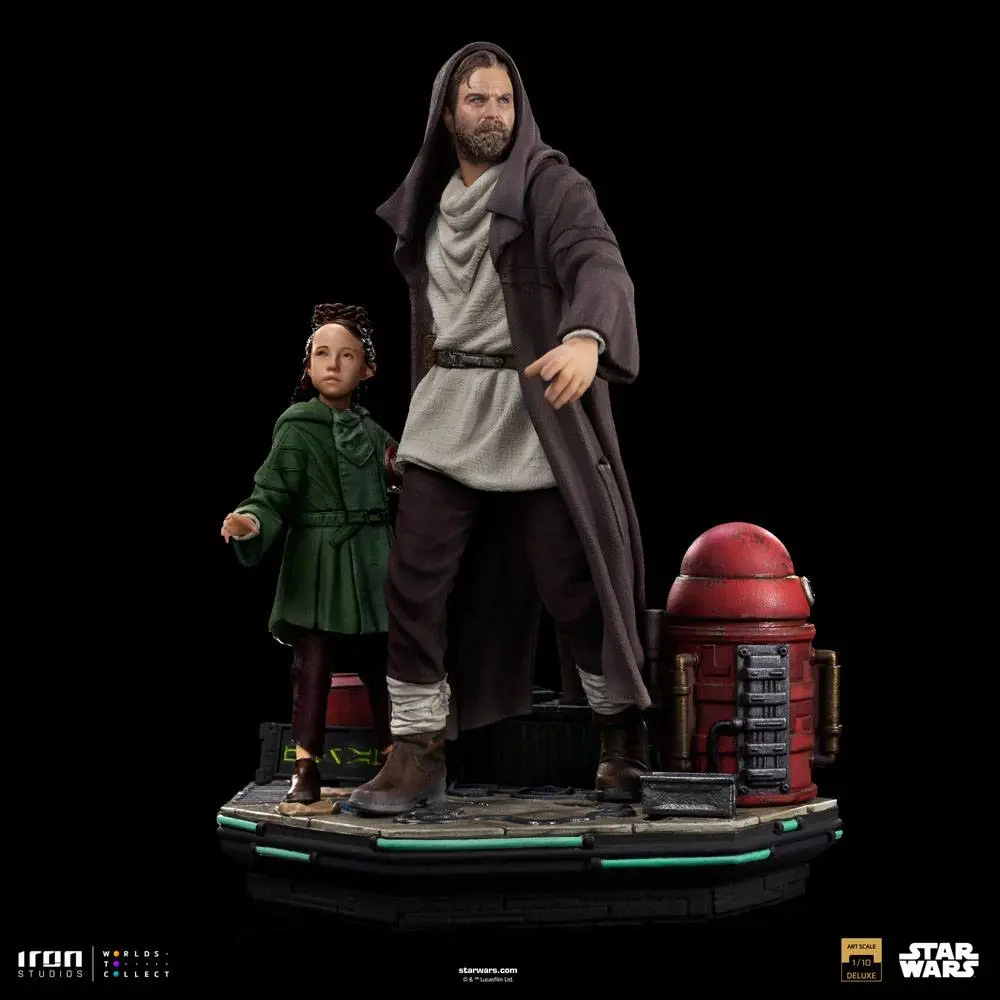 Star Wars: Obi-Wan Kenobi Statuie Art Scale Deluxe 1/10 Obi-Wan & Young Leia 20 cm poza produsului