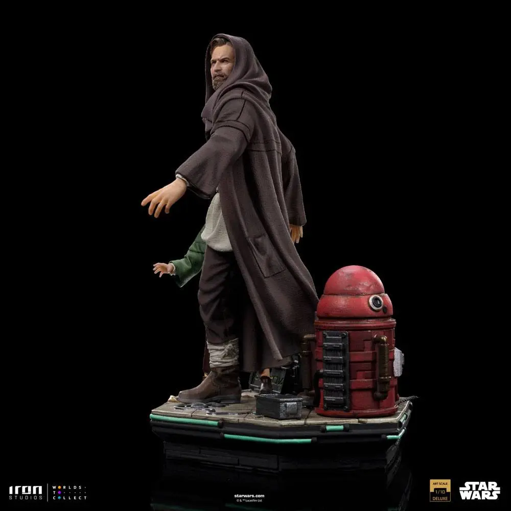 Star Wars: Obi-Wan Kenobi Statuie Art Scale Deluxe 1/10 Obi-Wan & Young Leia 20 cm poza produsului