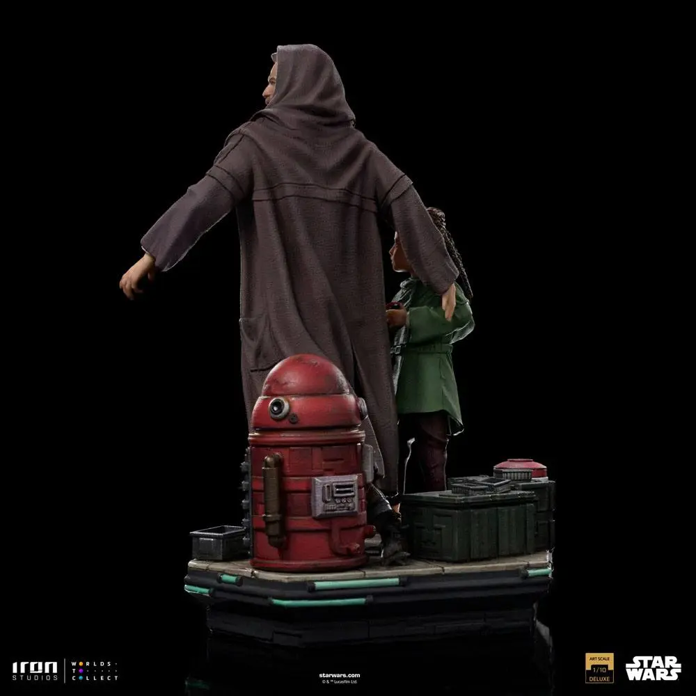 Star Wars: Obi-Wan Kenobi Statuie Art Scale Deluxe 1/10 Obi-Wan & Young Leia 20 cm poza produsului