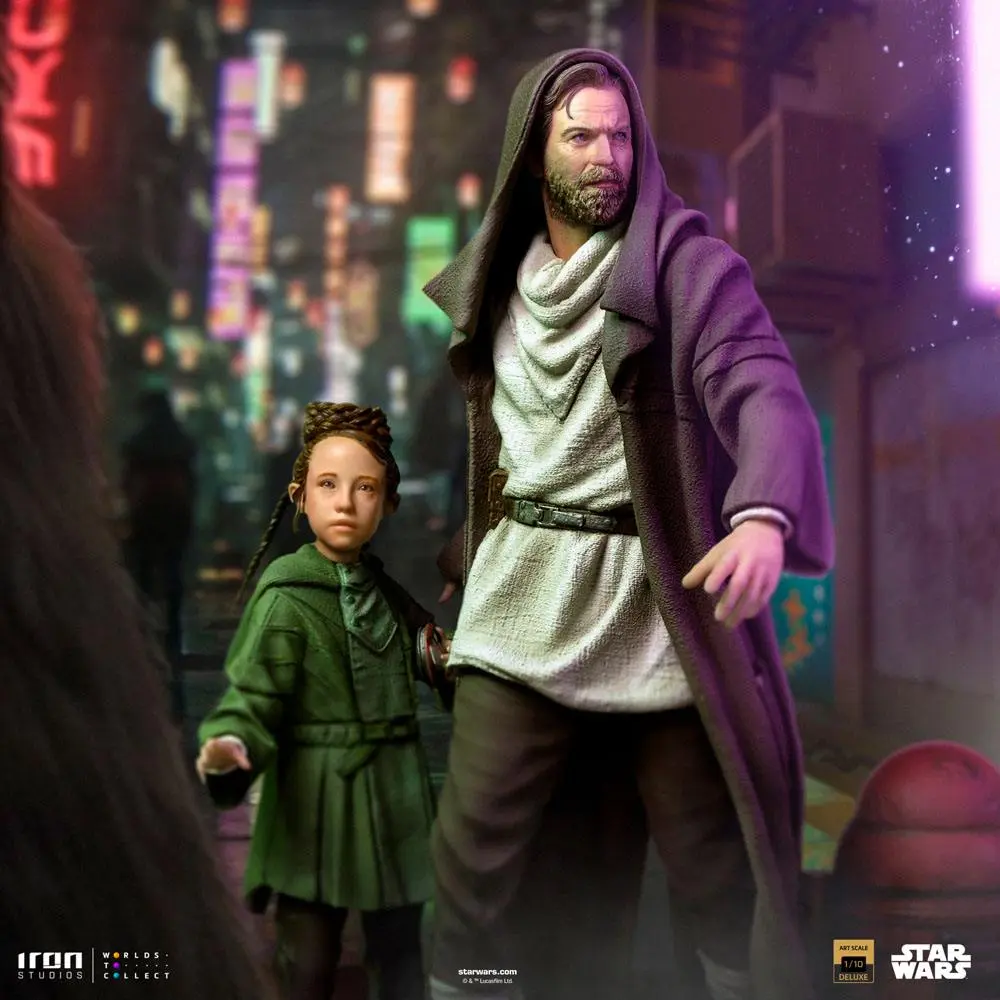 Star Wars: Obi-Wan Kenobi Statuie Art Scale Deluxe 1/10 Obi-Wan & Young Leia 20 cm poza produsului