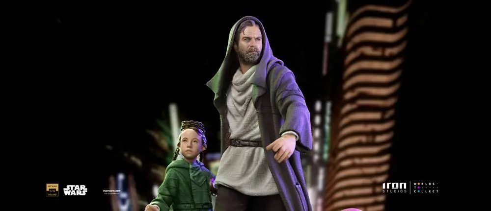 Star Wars: Obi-Wan Kenobi Statuie Art Scale Deluxe 1/10 Obi-Wan & Young Leia 20 cm poza produsului