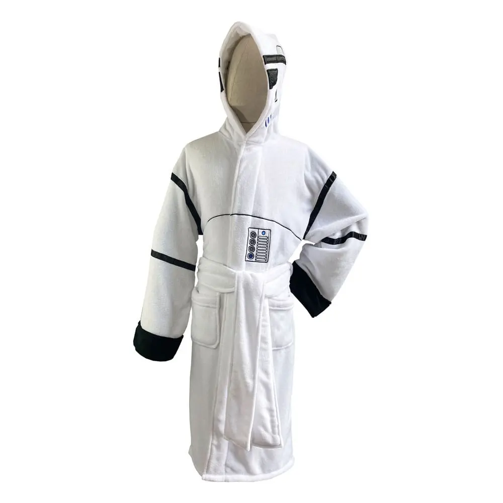 Star Wars Original Stormtrooper Fleece Halat de baie Stormtrooper White poza produsului