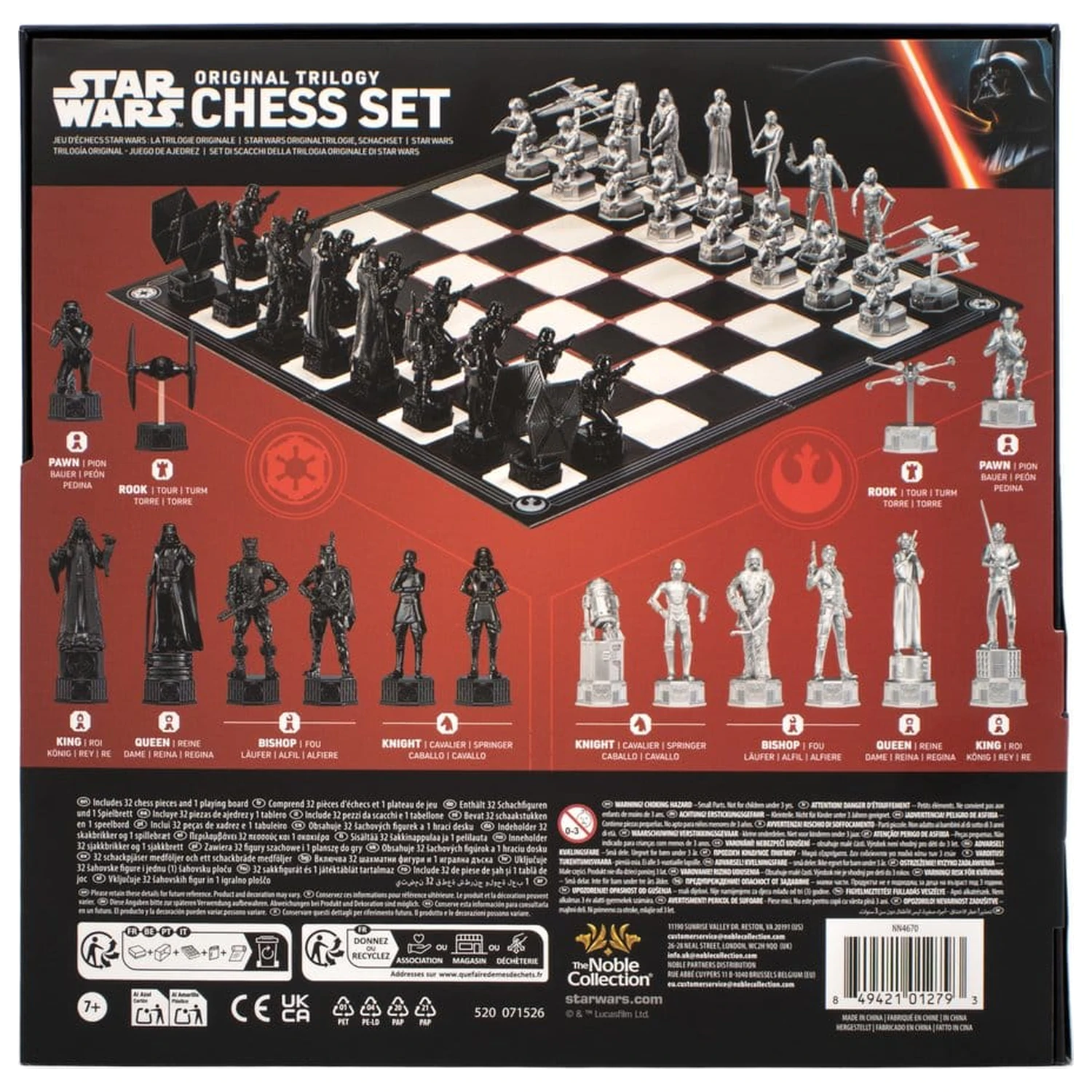 Star Wars Original Trilogy Set de șah 47 cm poza produsului