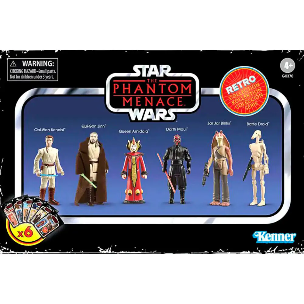 Set figurine Star Wars Phantom Menace 9,5cm poza produsului