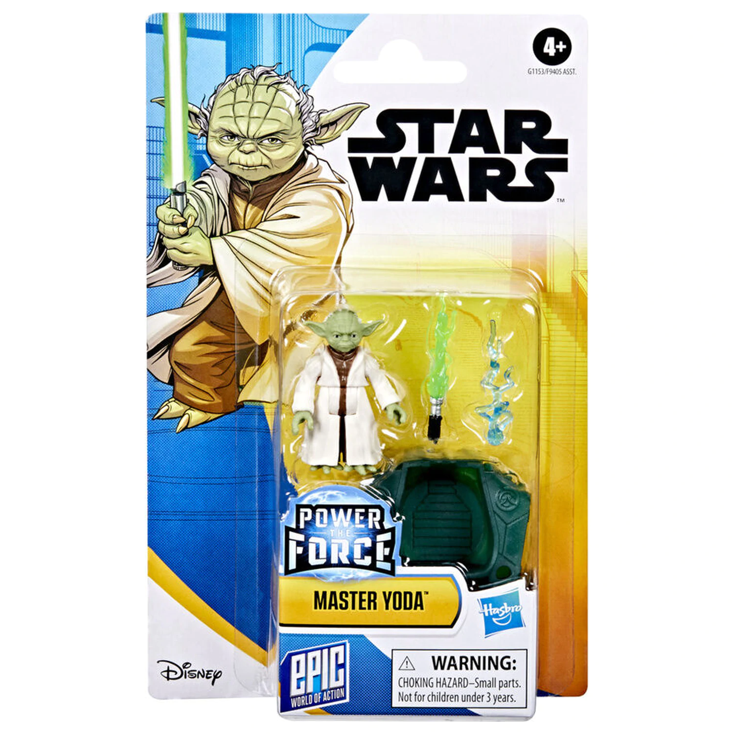 Star Wars Power the Force figurina Master Yoda 5cm poza produsului