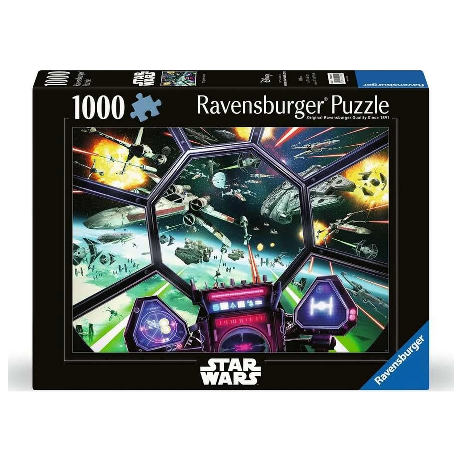 STAR WARS Puzzle TIE Fighter Cockpit ( 1000 piese) poza produsului