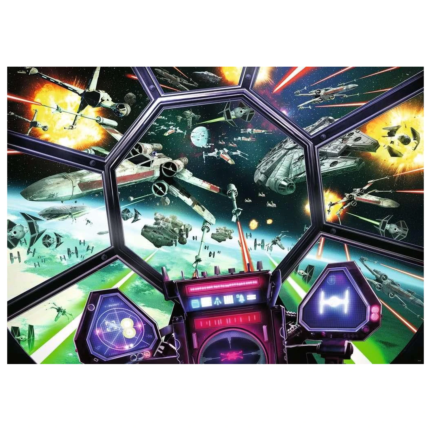 STAR WARS Puzzle TIE Fighter Cockpit ( 1000 piese) poza produsului